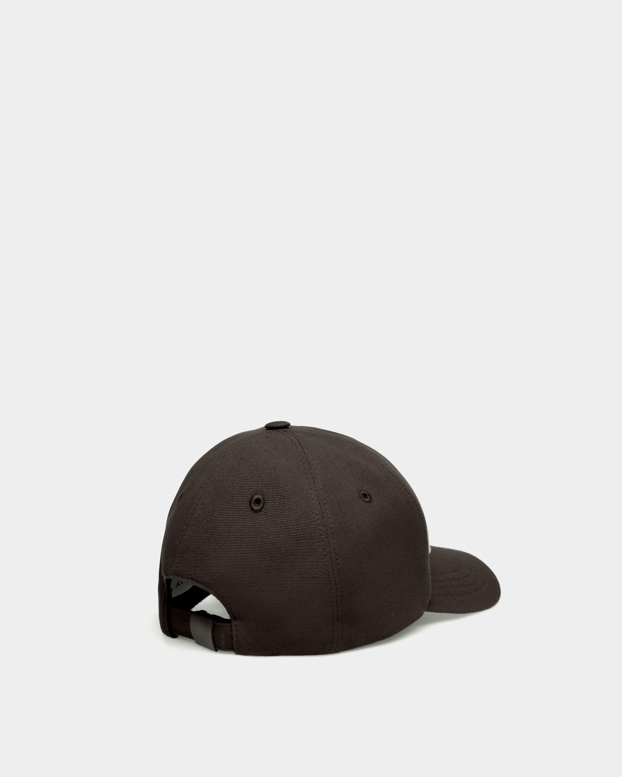 Bally Global - Embroidered Logo Baseball Hat In Black Cotton - Black