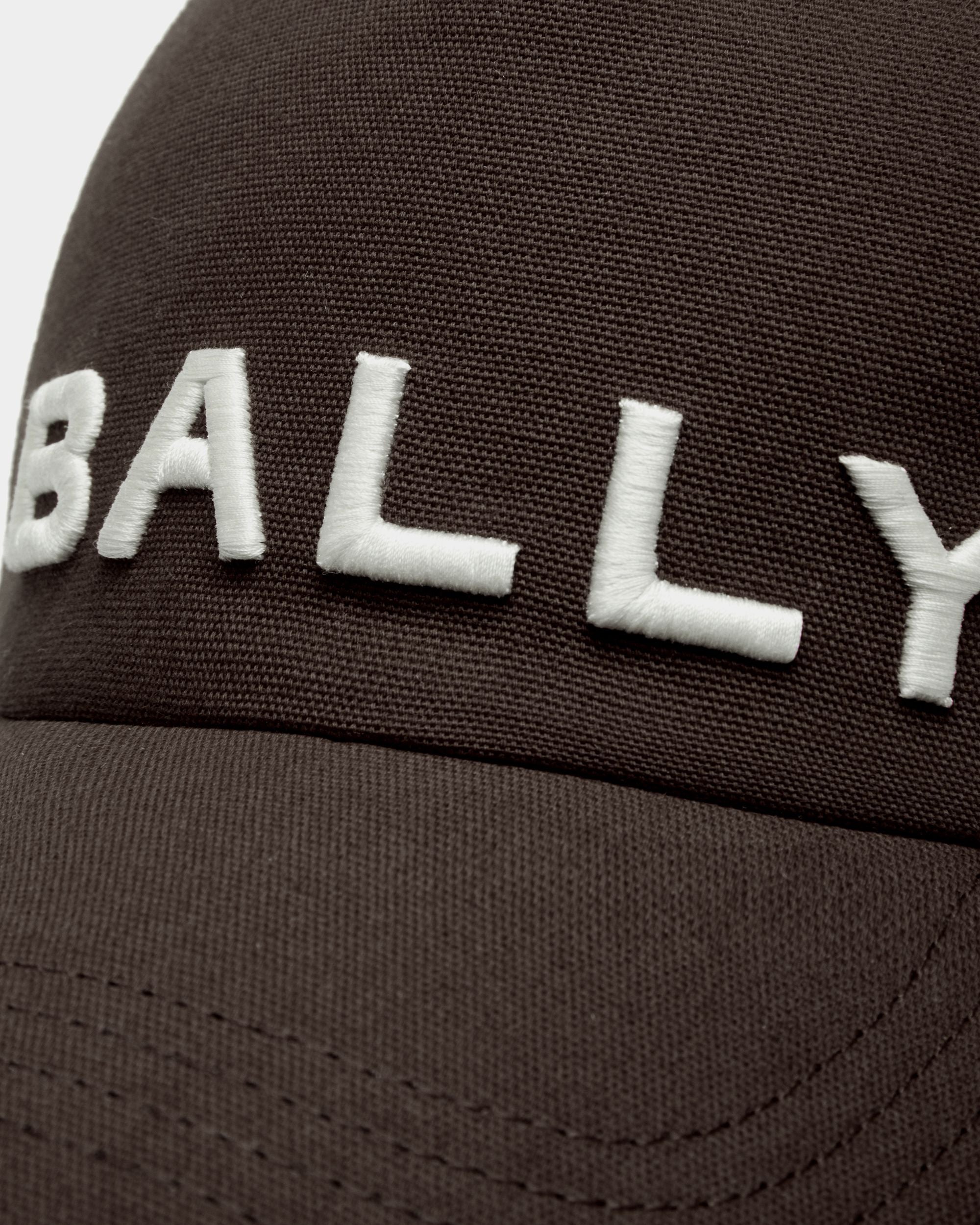 Bally Global - Embroidered Logo Baseball Hat In Black Cotton - Black