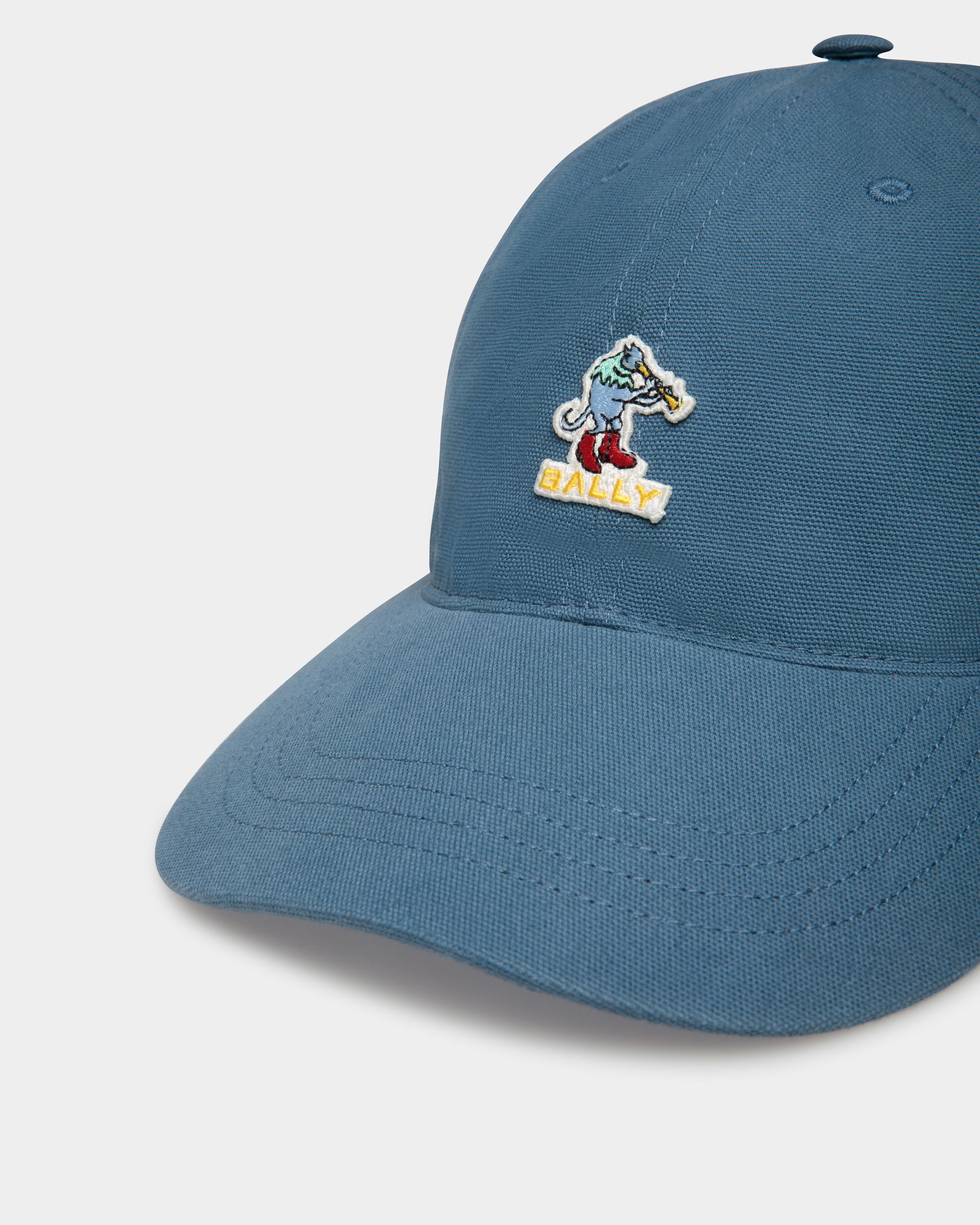 Bally Global - Baseball Hat in Light Blue Cotton - Blue