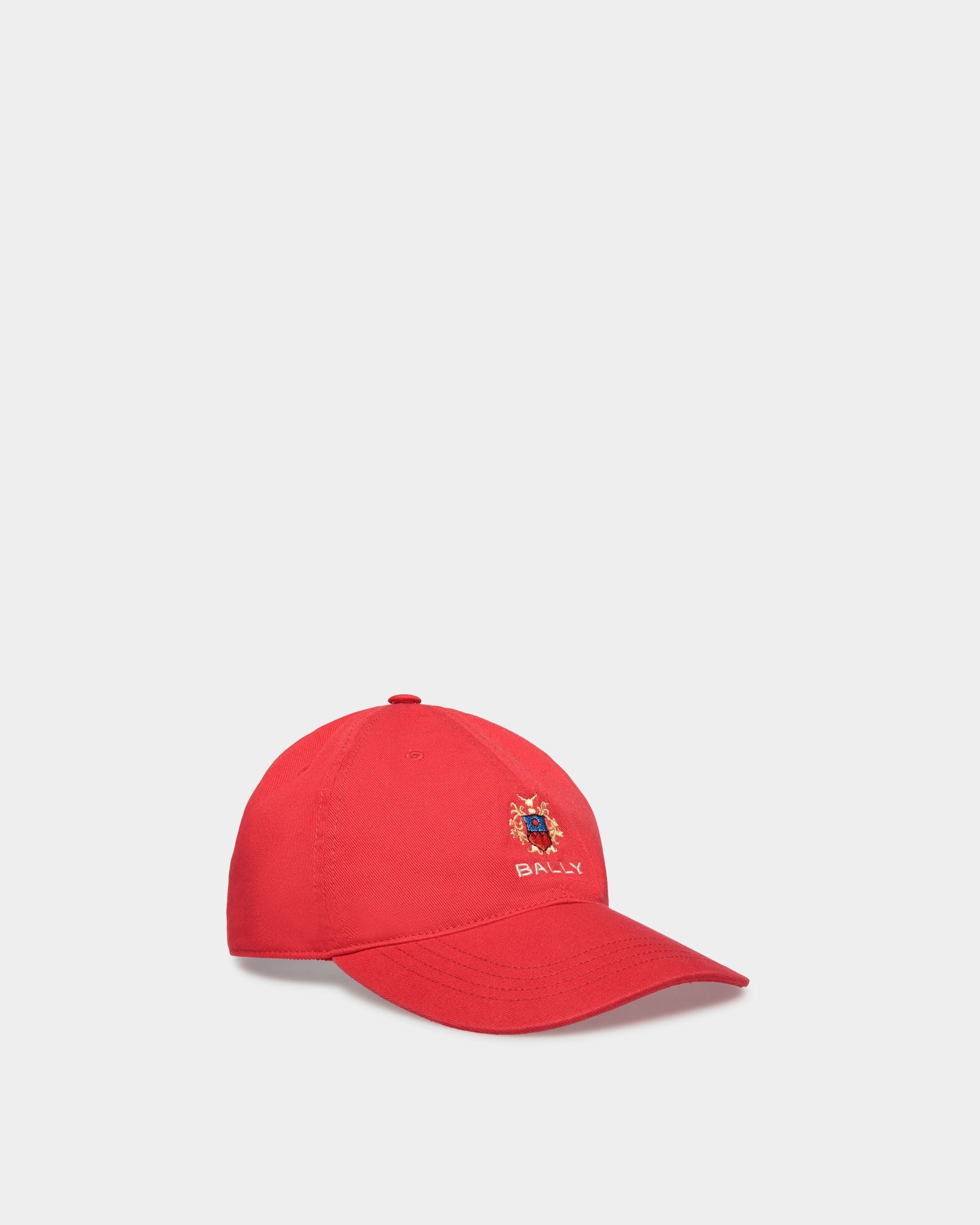 Bally Global - Baseball Hat in Candy Red Cotton - Rojo