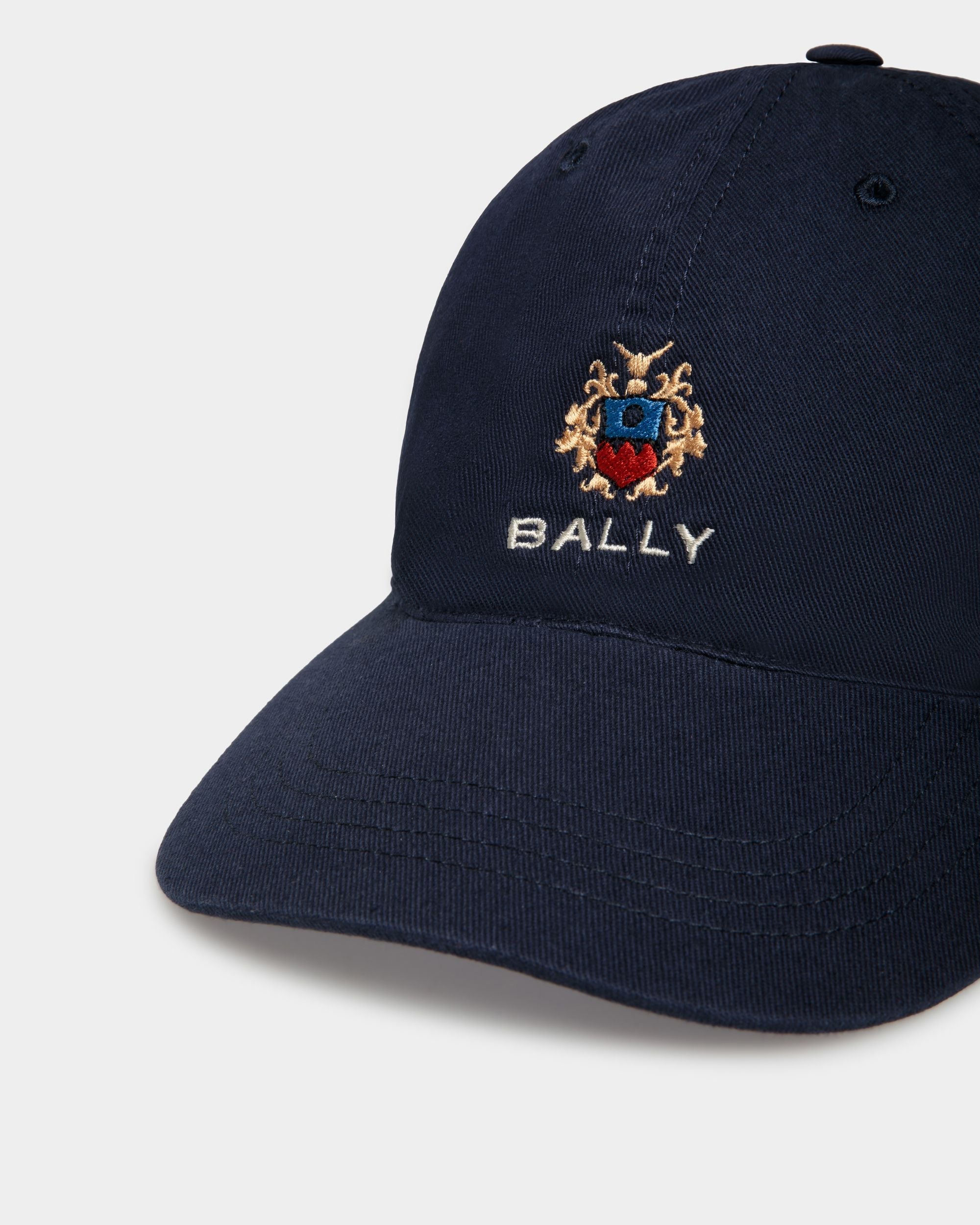 Bally Global - Gorra De Algodón Navy Blue - Azul