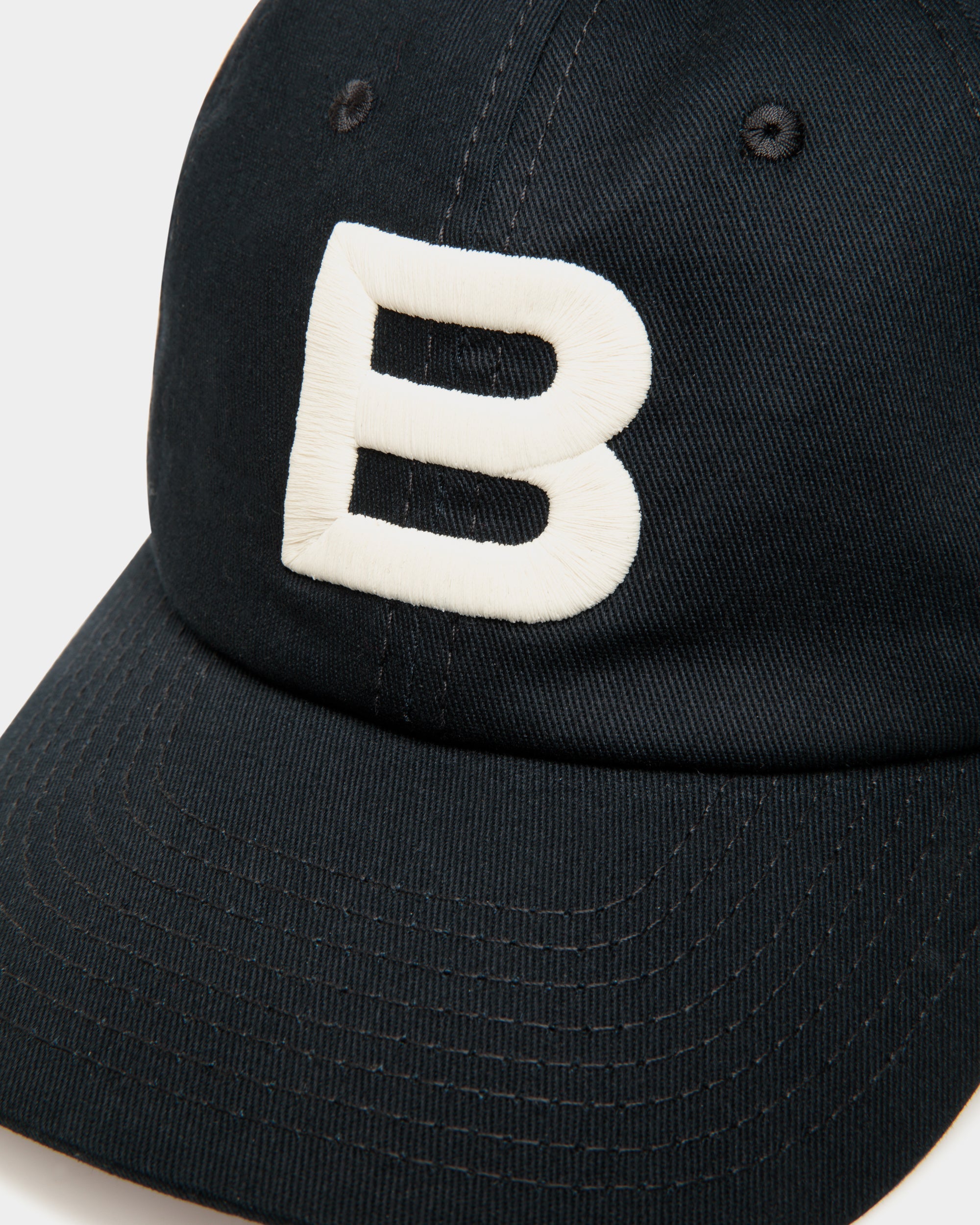 Bally Global - Casquette De Baseball En Coton Navy Blue - Bleu