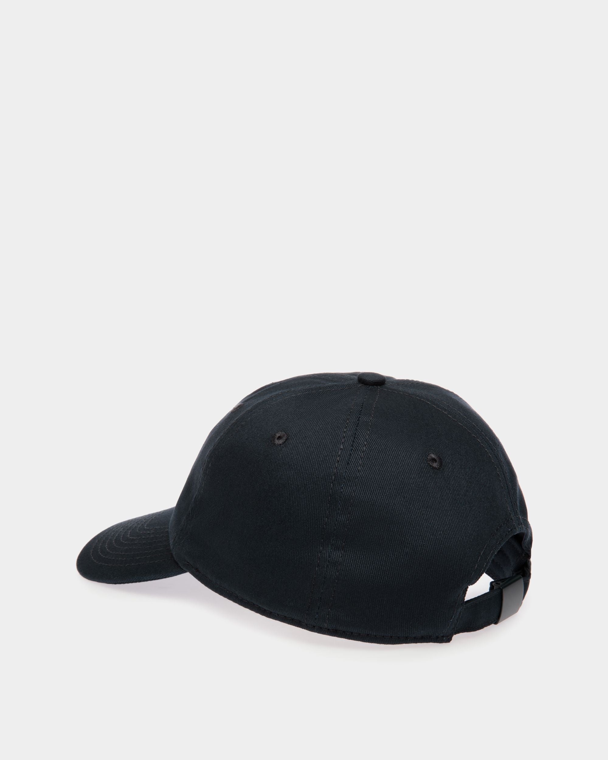 Bally Global - Baseball Hat in Navy Blue Cotton - Blue
