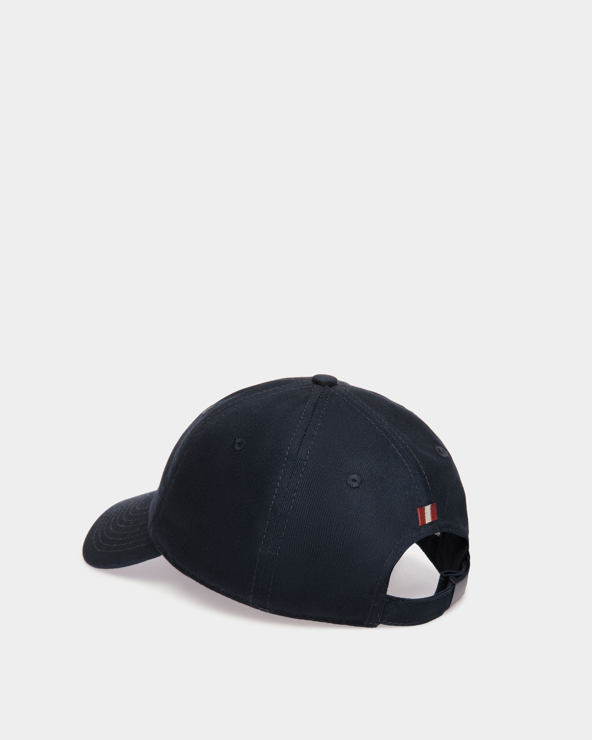 Bally Global - Baseball Hat With Enchanting Mushrooms in Navy Blue Cotton - Blue