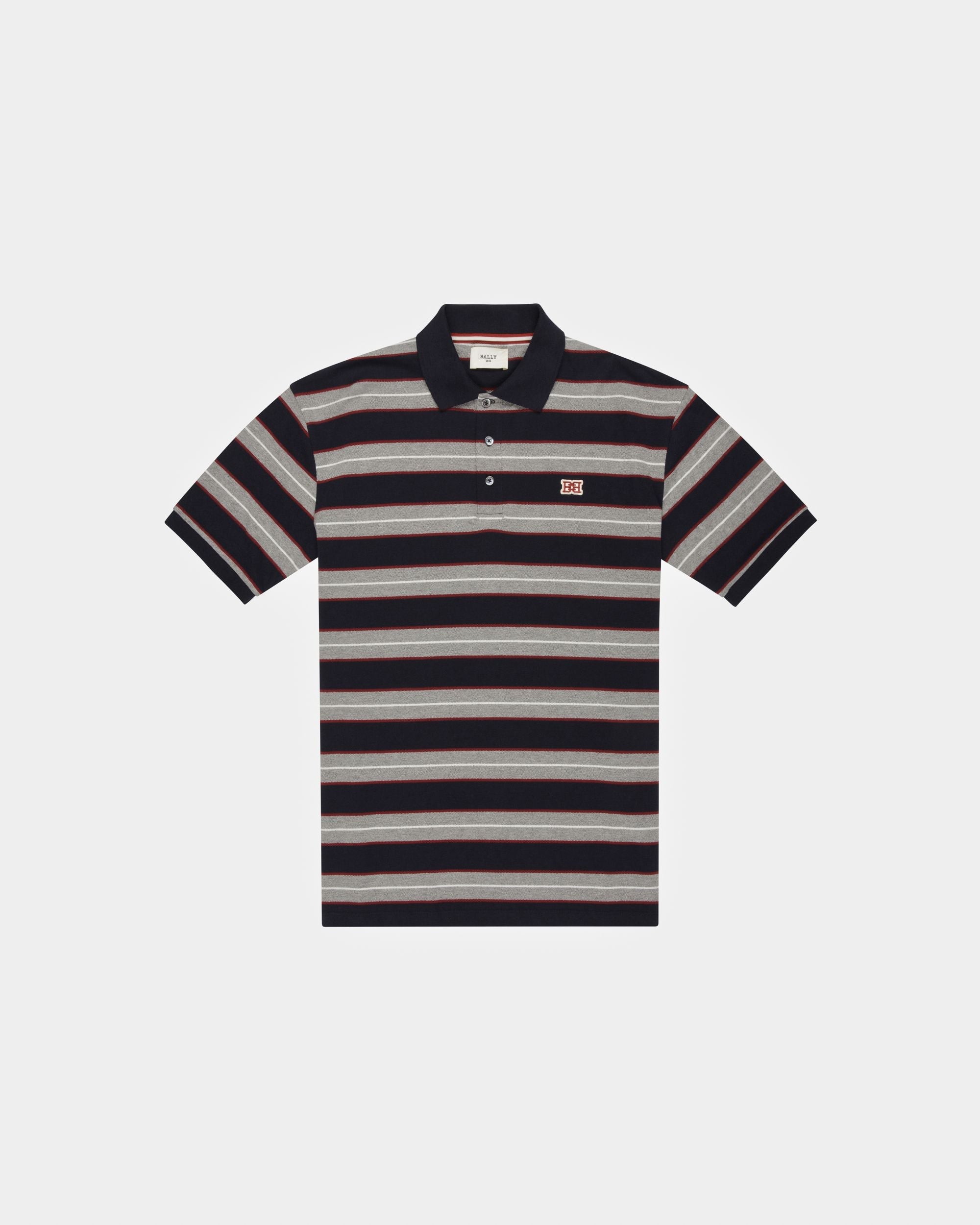 Bally Global - Polo A Rayas - Azul