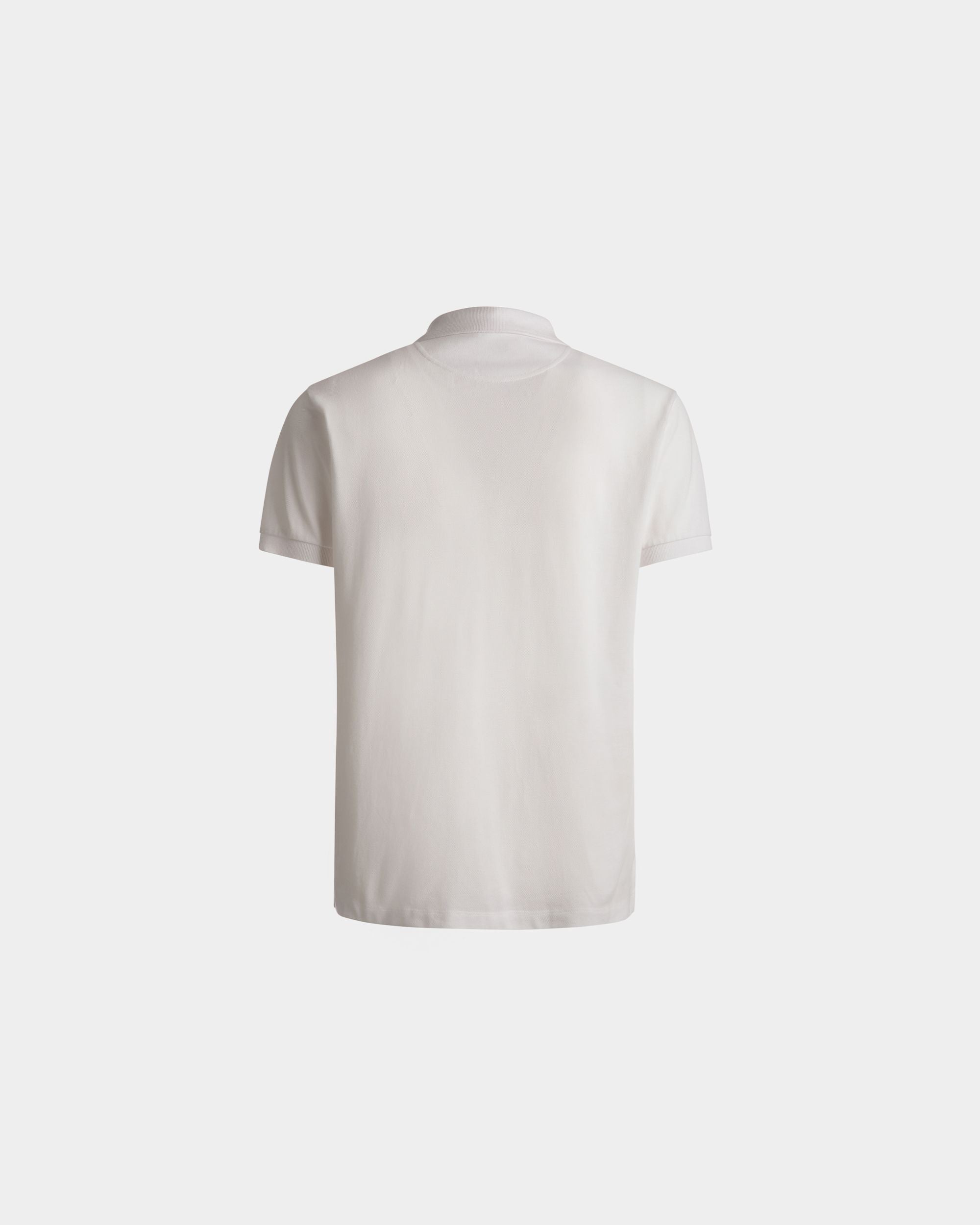 Bally Global - Short Sleeve Polo In White Cotton - White