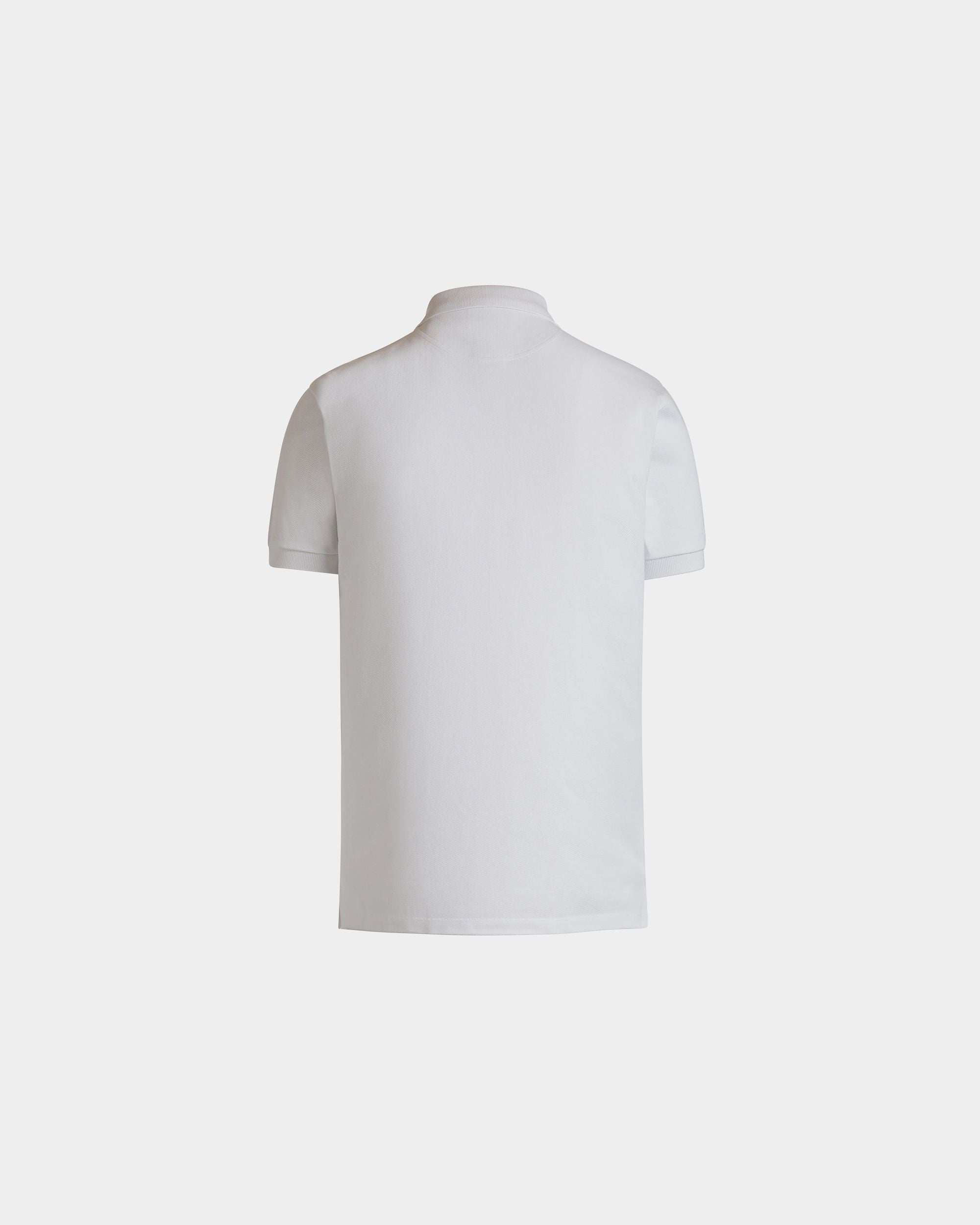 Bally Global - Polo Shirt In White Cotton - Blanco