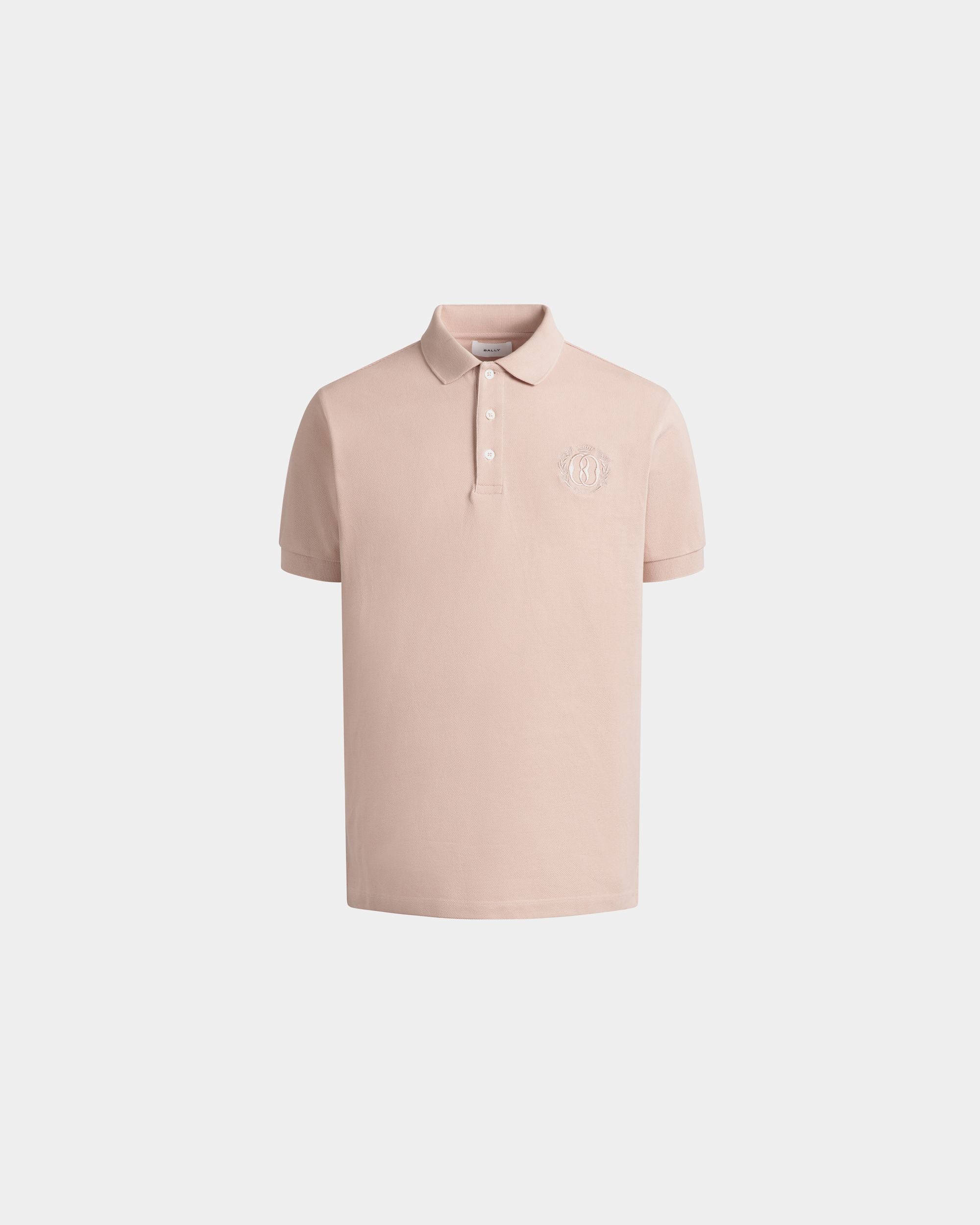 Bally Global - Cutsew Polo Shirt in Beige Knit Cotton - Beige