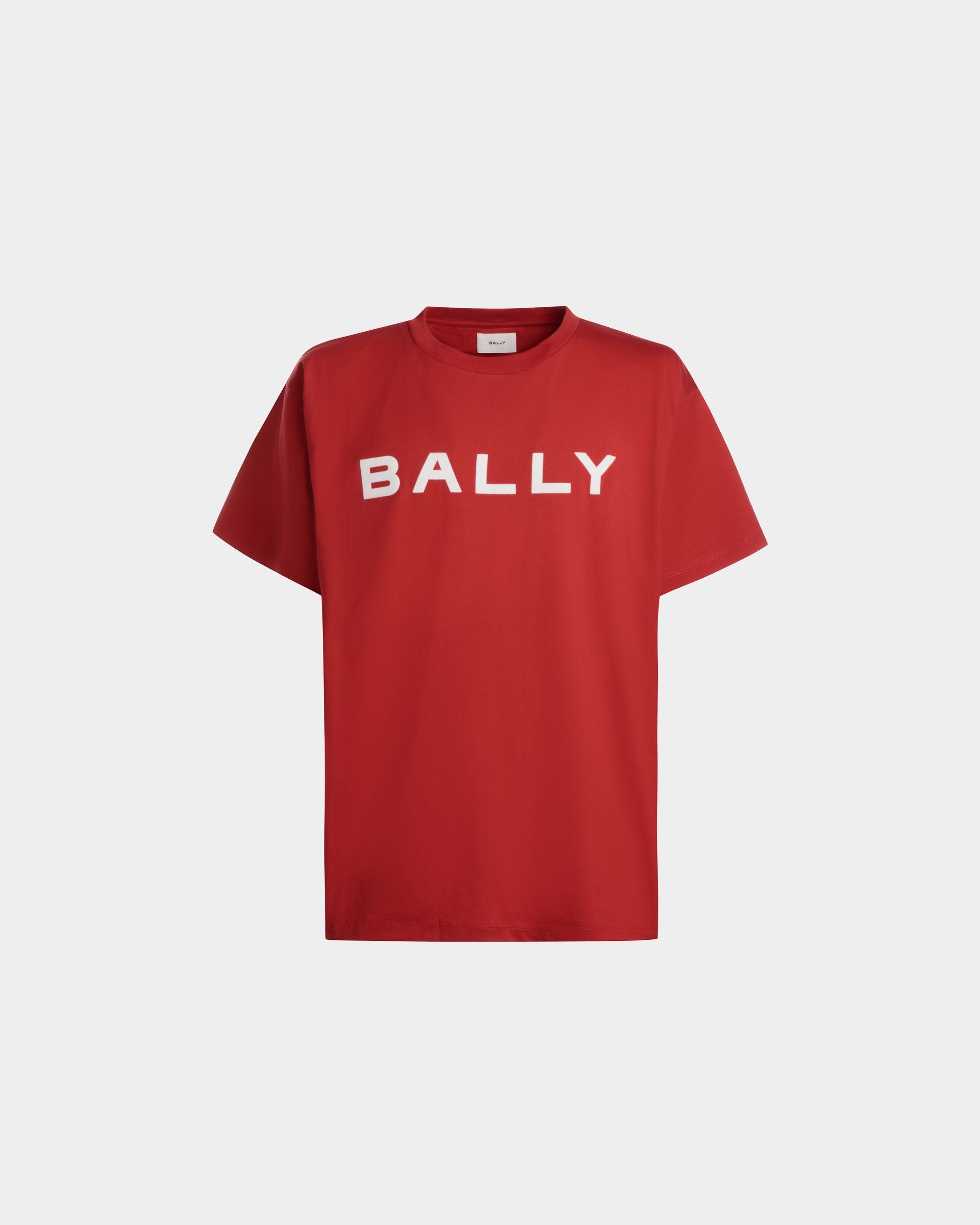 Bally Global - Camiseta Cutsew De Punto De Algodón Rojo - Rojo