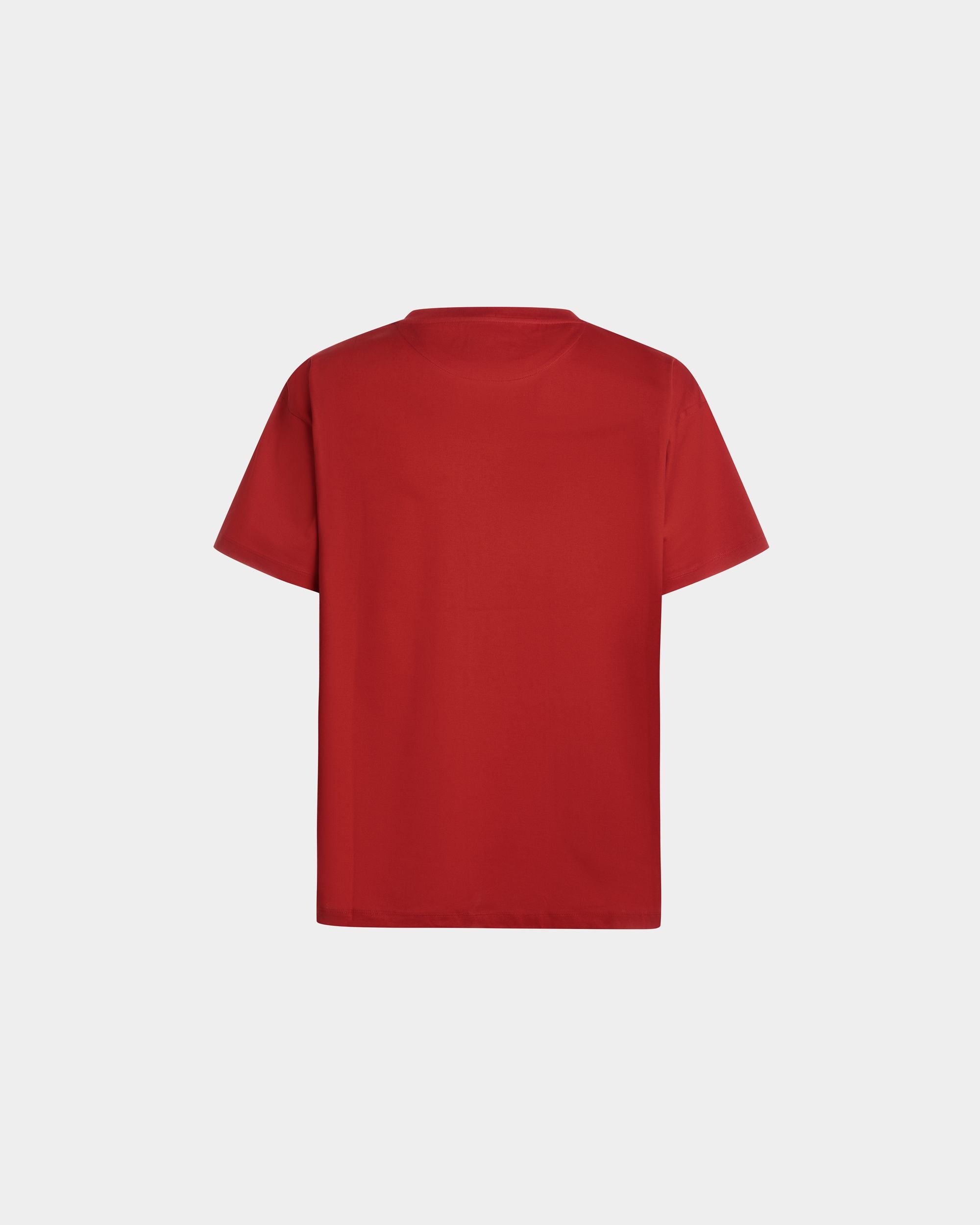 Bally Global - Camiseta Cutsew De Punto De Algodón Rojo - Rojo