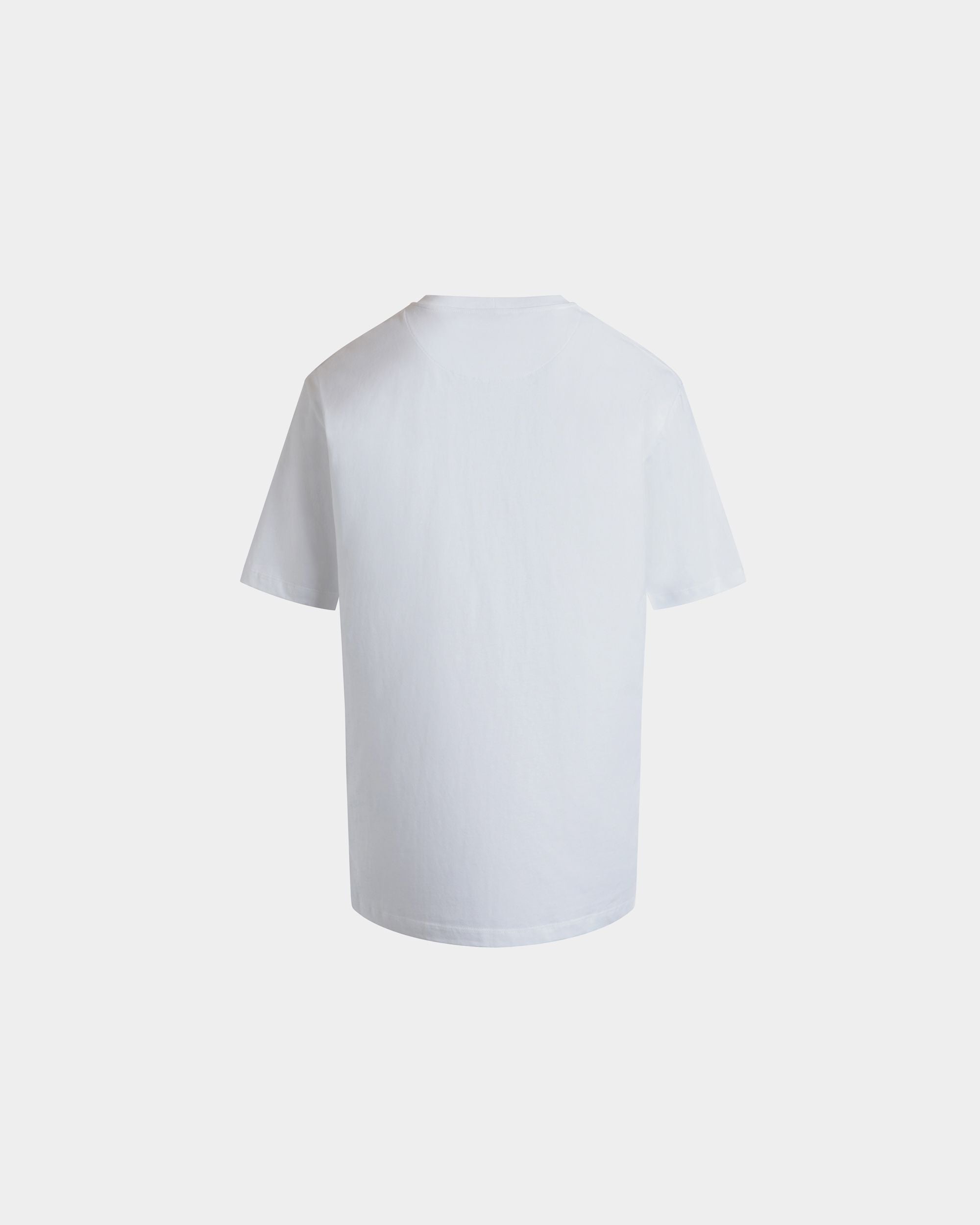 Bally Global - Camiseta De Algodón Blanco Con Logo De Bally - Blanco