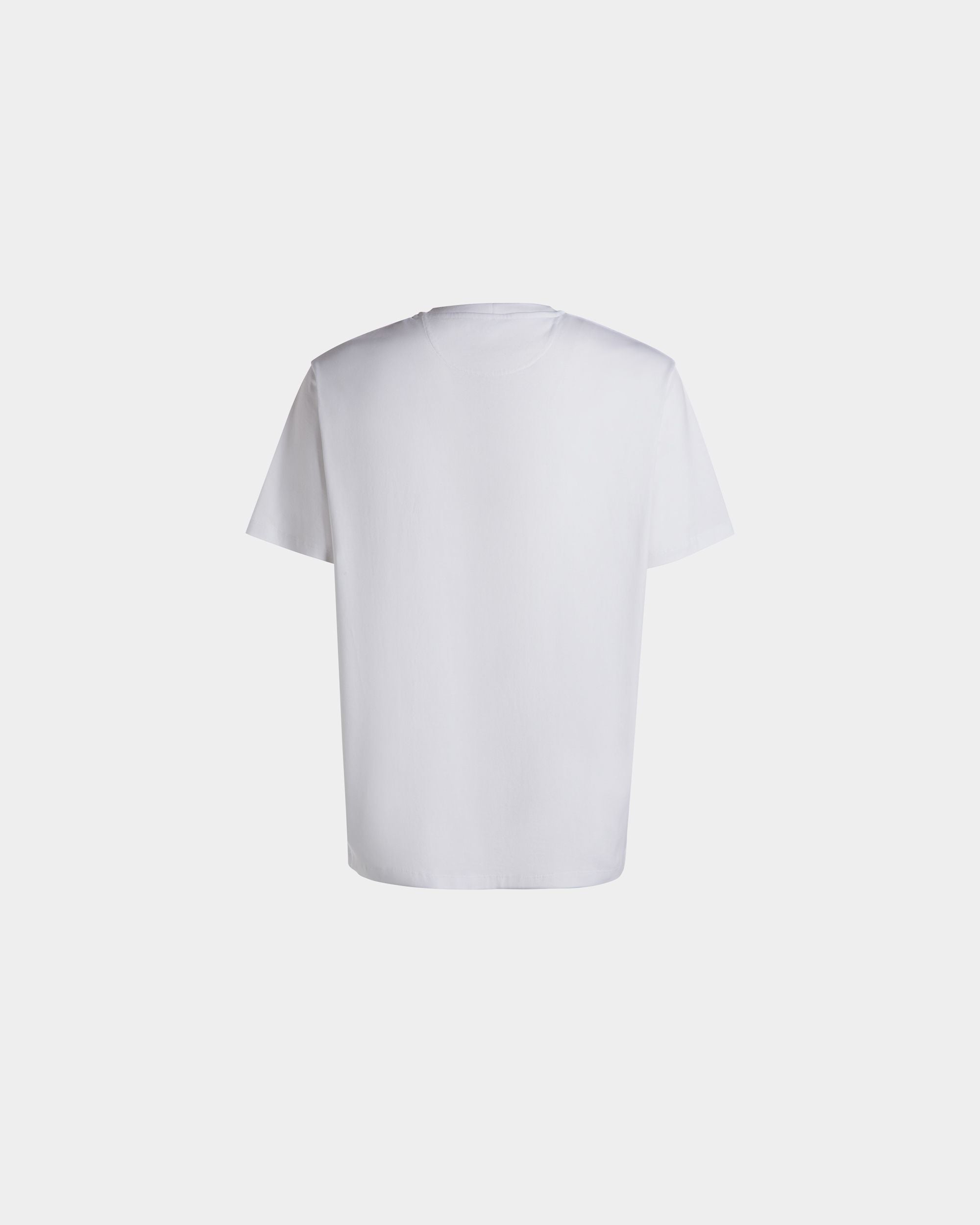 Bally Global - Camiseta Con Estampado Mountain Flower De Algodón Blanco - Blanco