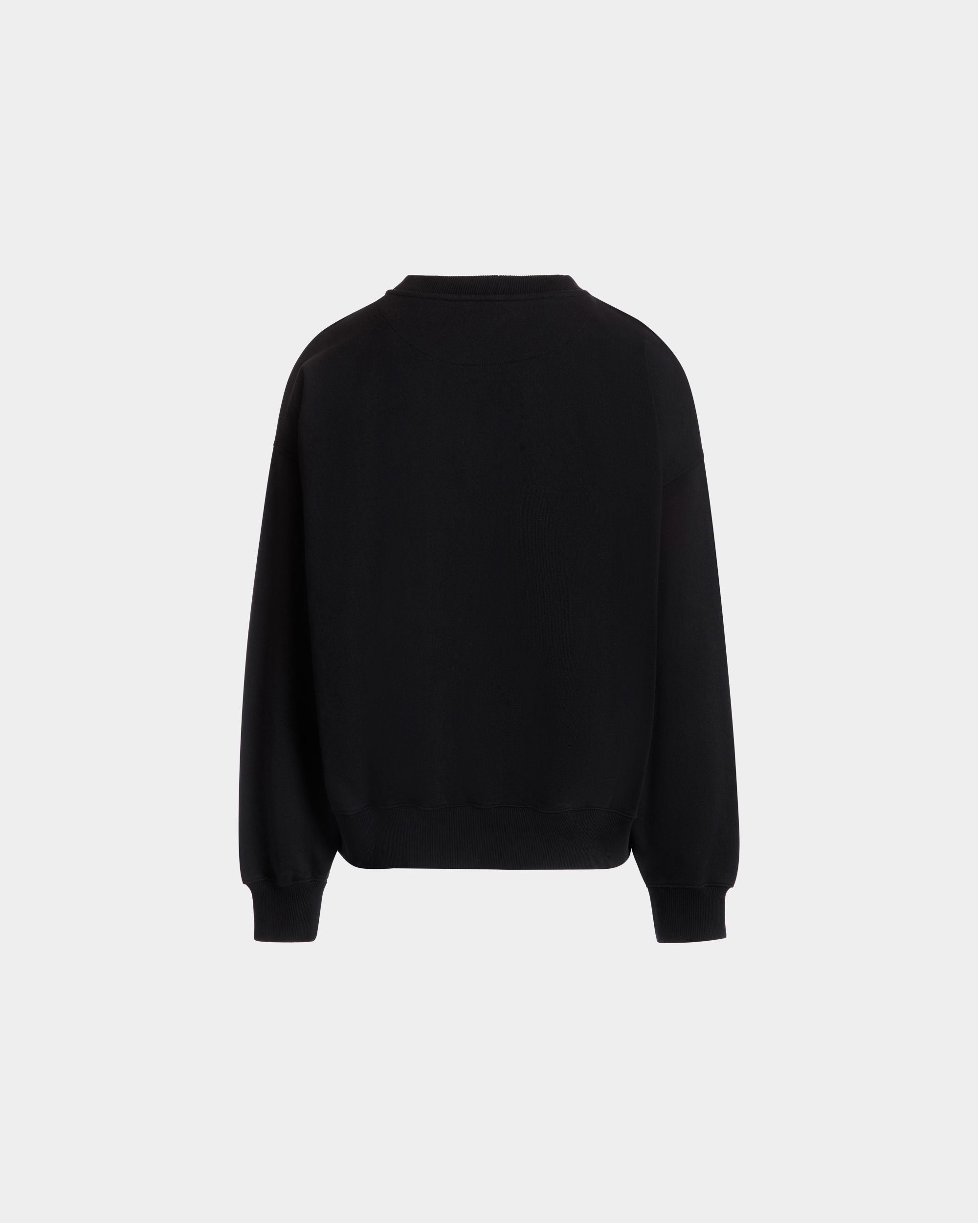 Bally Global - Sudadera De Algodón Negro Con Estampado - Negro