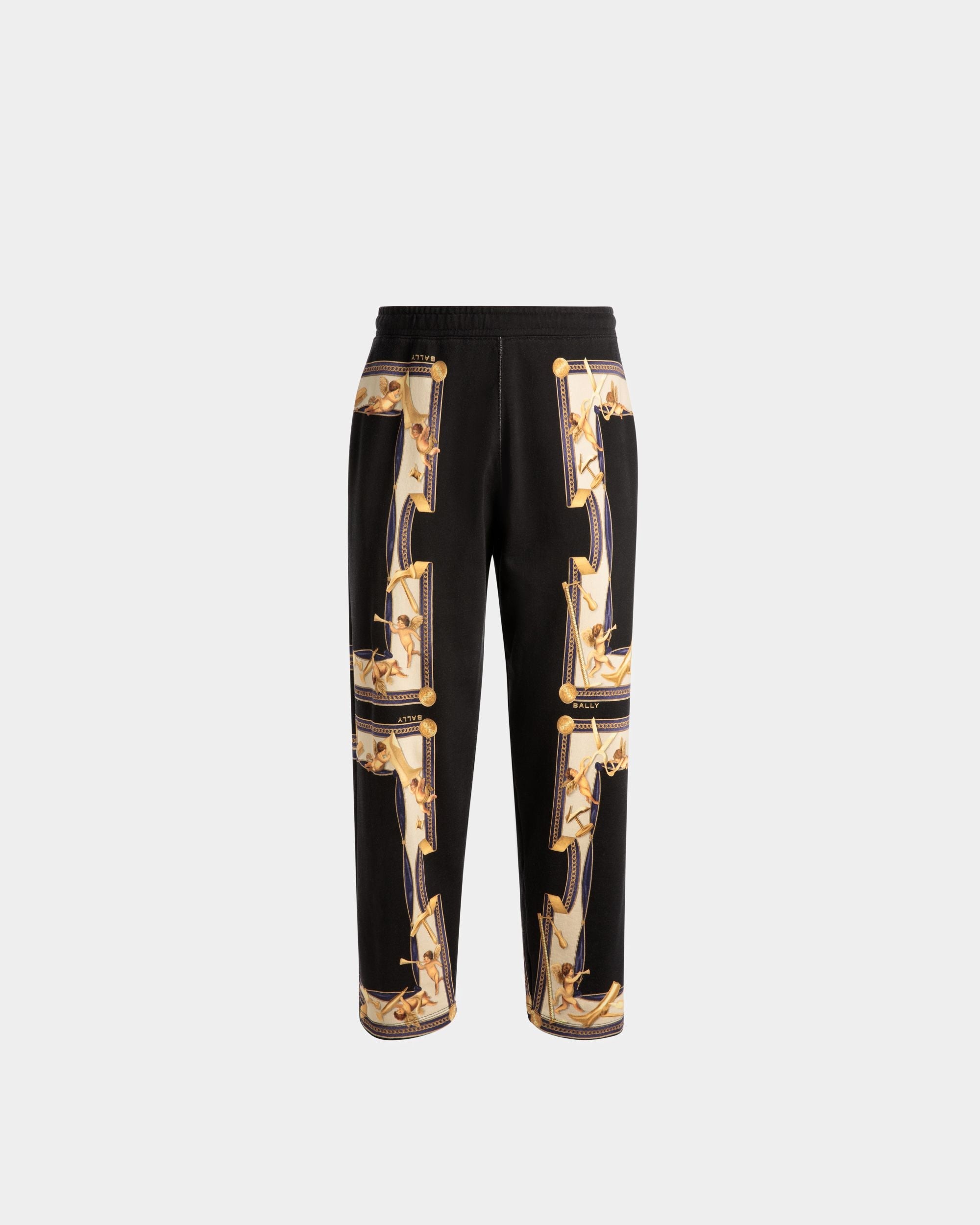 Bally Global - Printed Sweatpants In Black Cotton - Black