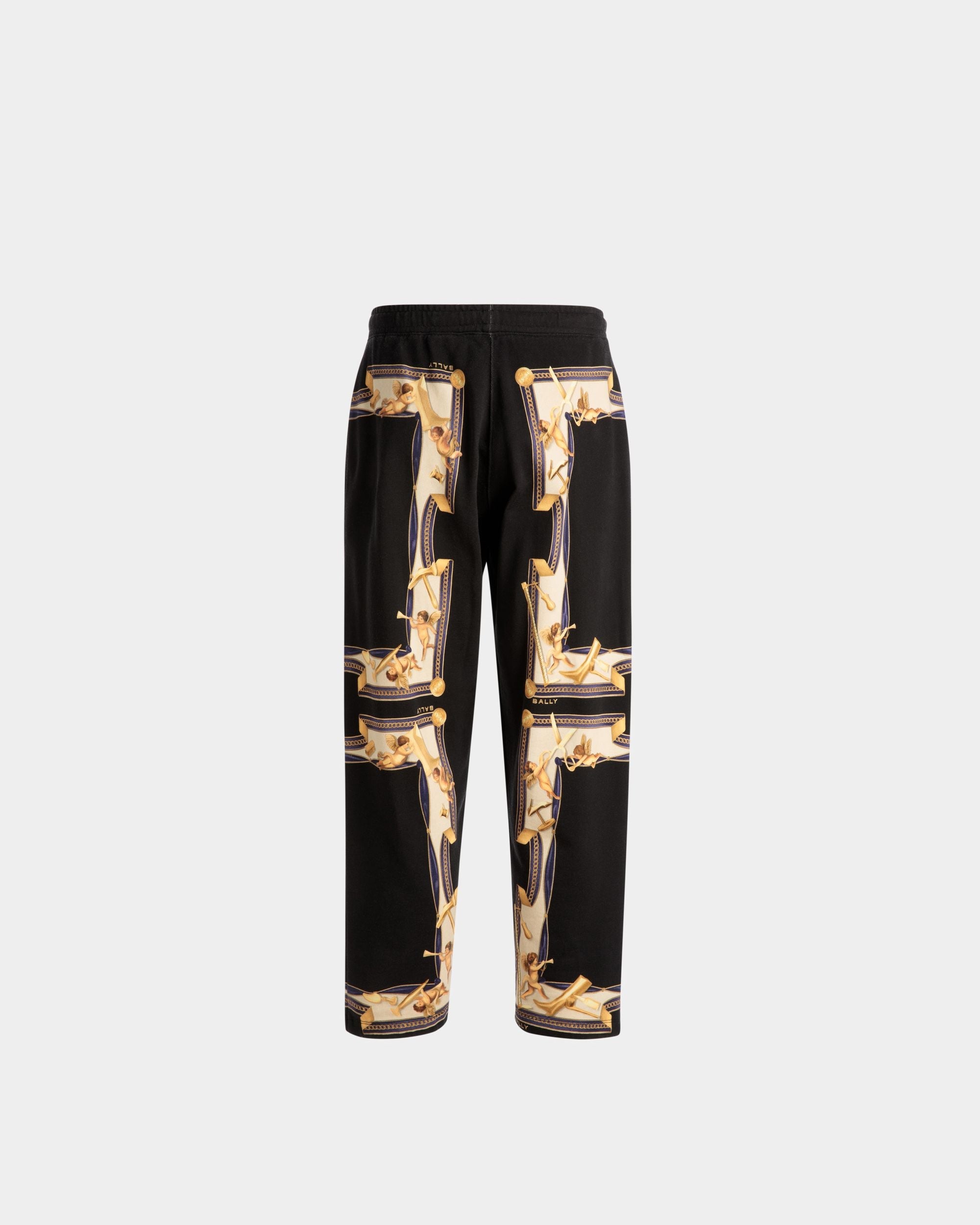 Bally Global - Printed Sweatpants In Black Cotton - Black