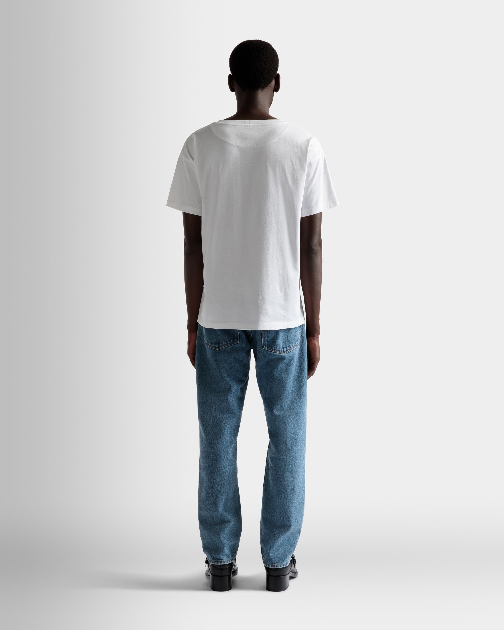 Bally Global - Printed T-Shirt In White Cotton - White