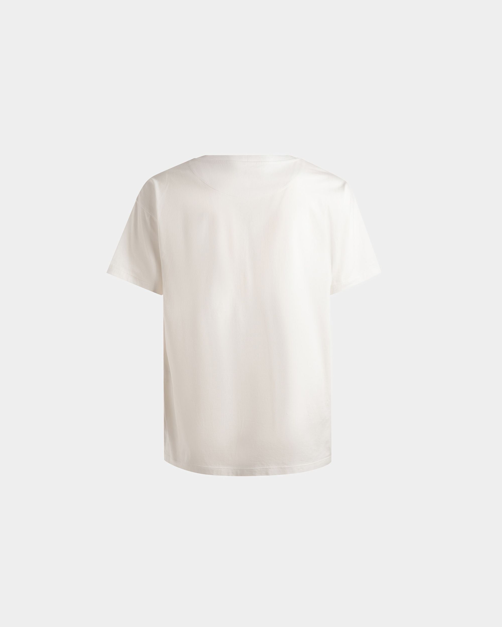 Bally Global - Printed T-Shirt In White Cotton - White