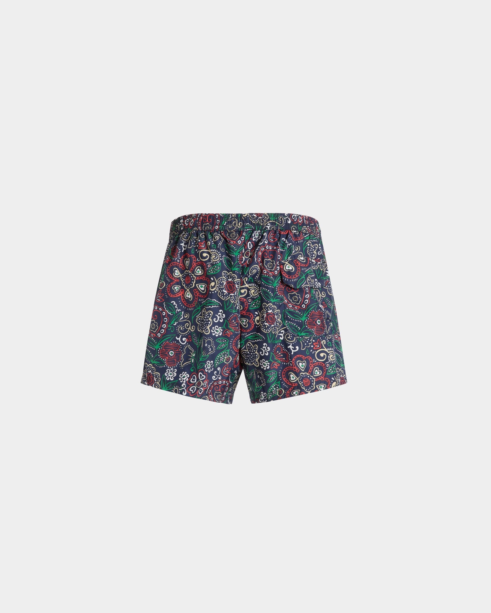 Bally Global - Swim Trunks in Multicolor Printed Fabric - Multicolor