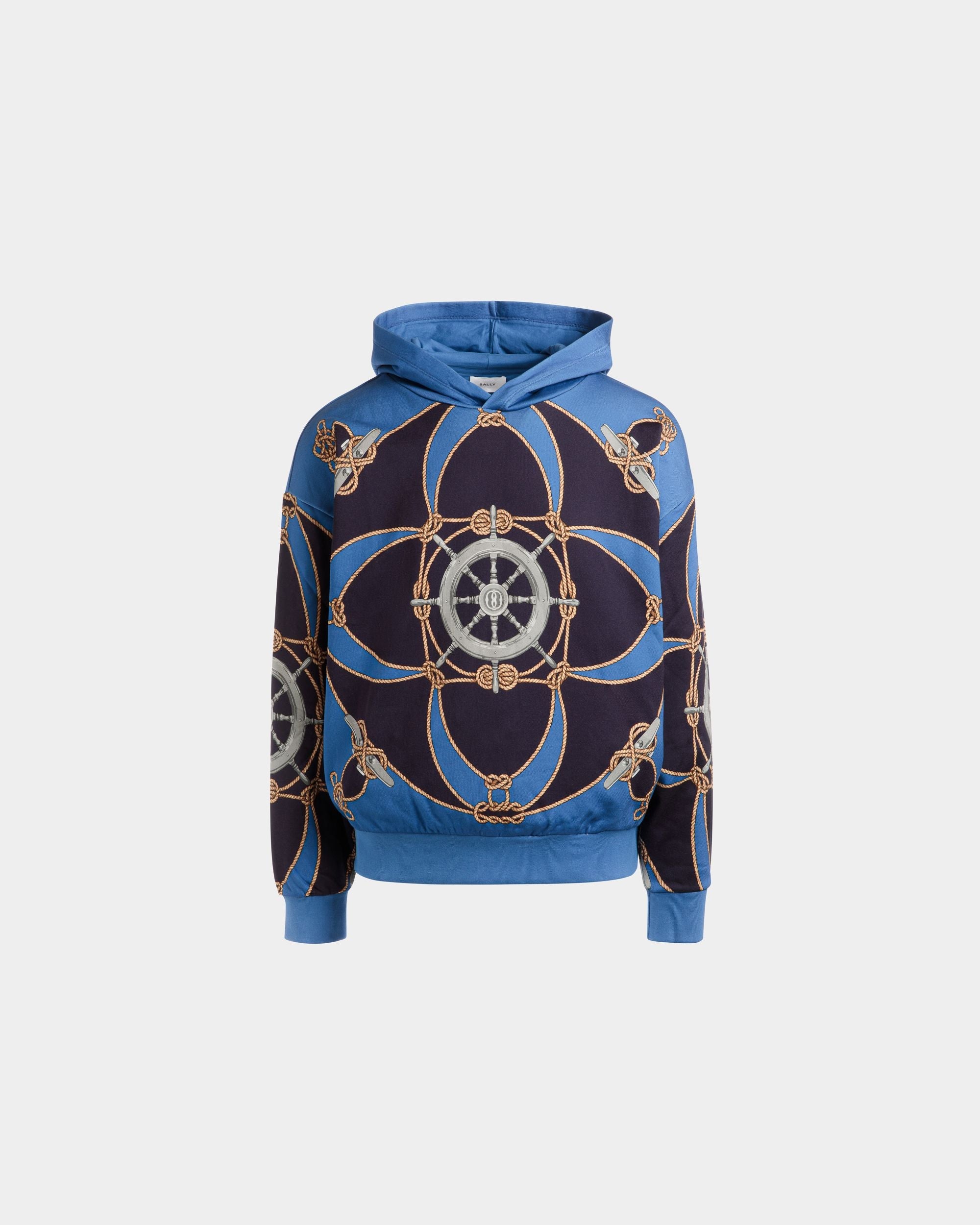Bally Global - Sweatshirt in Blue Cotton - Blue