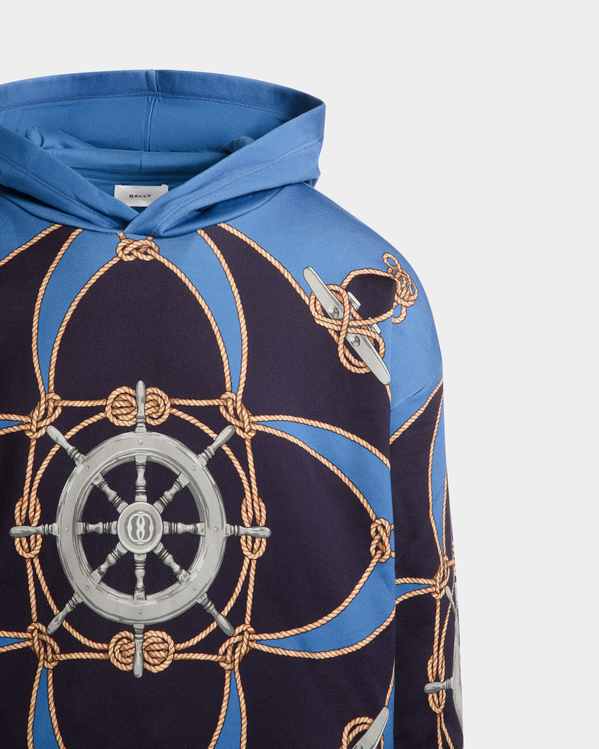 Bally Global - Sweatshirt in Blue Cotton - Blue