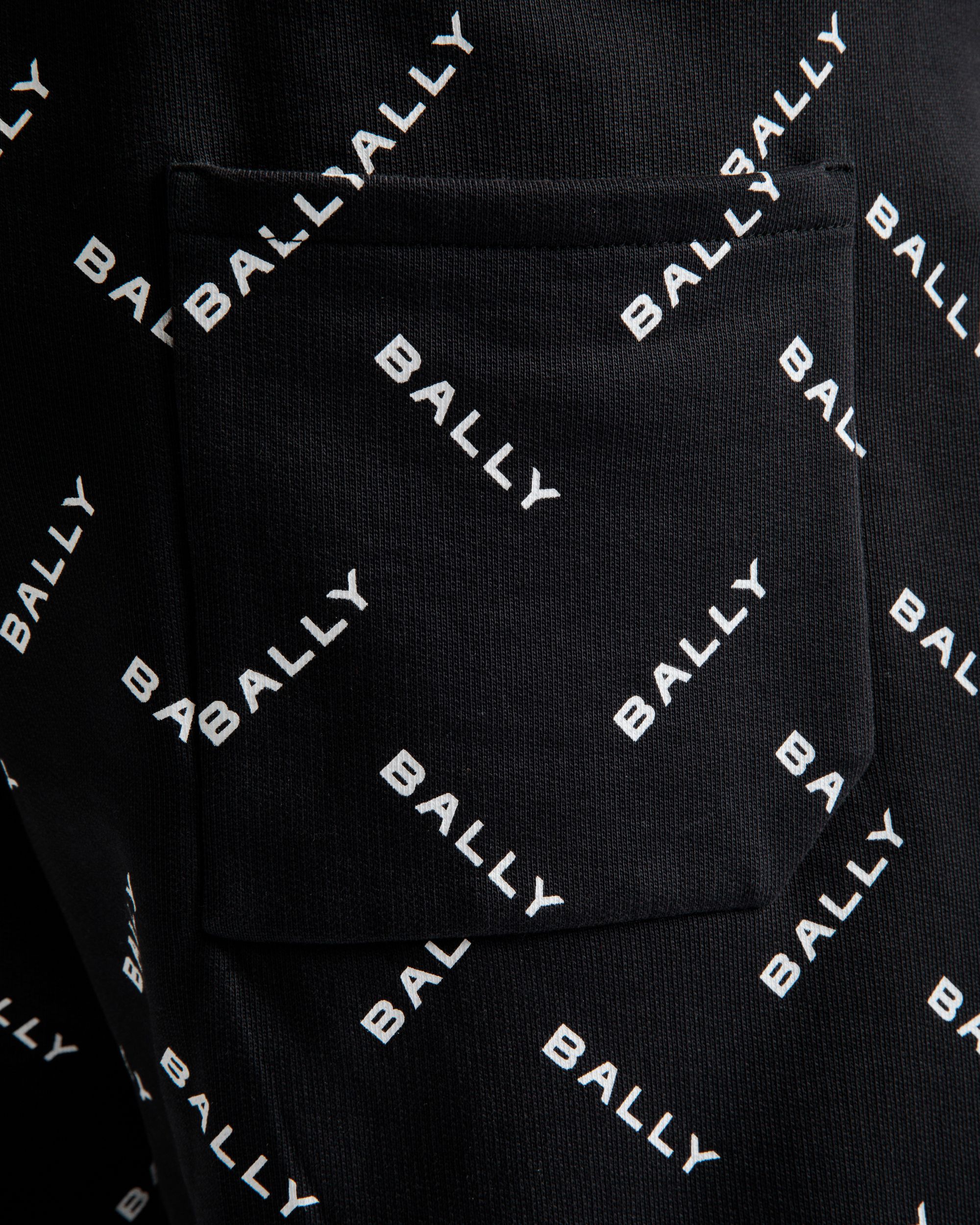 Bally Global - Pantalones Cortos De Algodón En Azul Oscuro - Azul