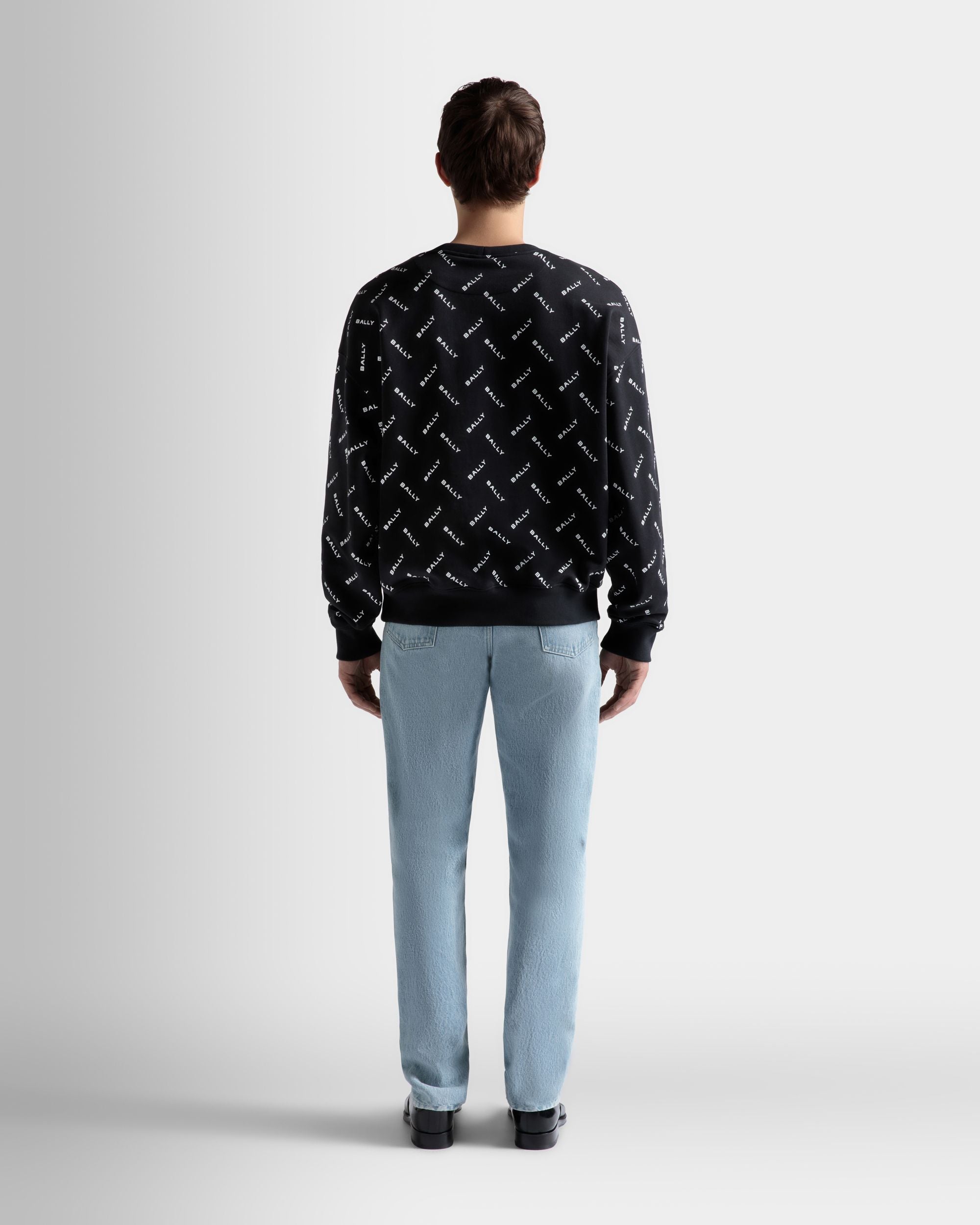 Bally Global - Sweatshirt In Dark Blue Cotton - Blue