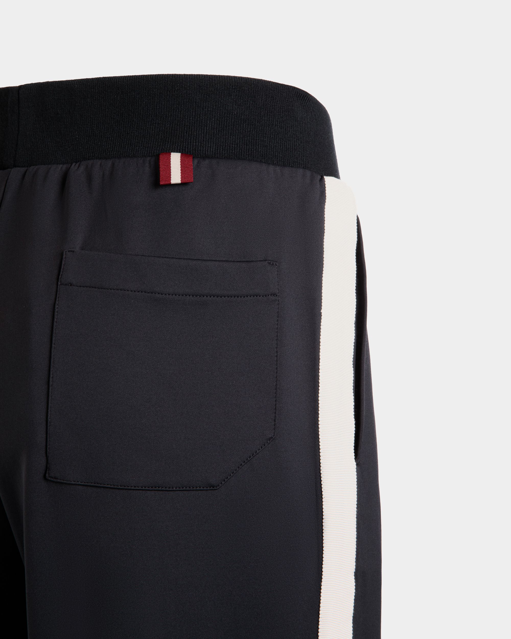 Bally Global - Sweatpants in Navy Blue Cotton Blend - Blue
