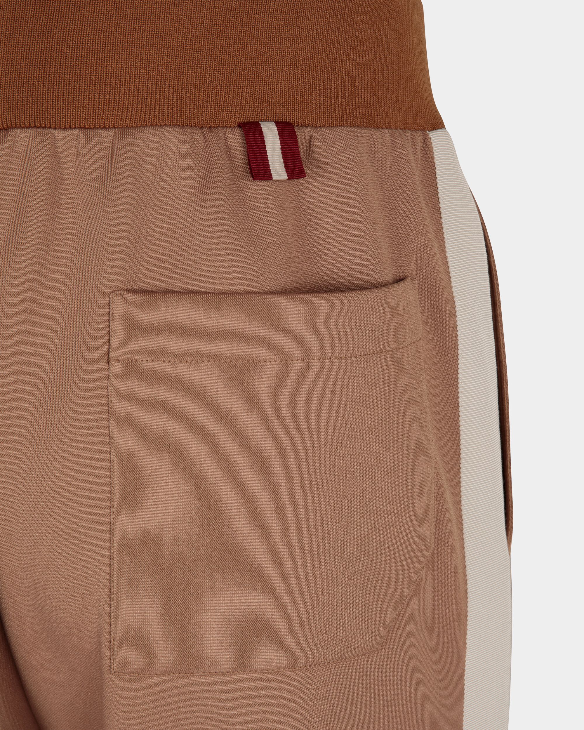 Bally Global - Sweatpants In Light Brown Cotton Blend - Brown