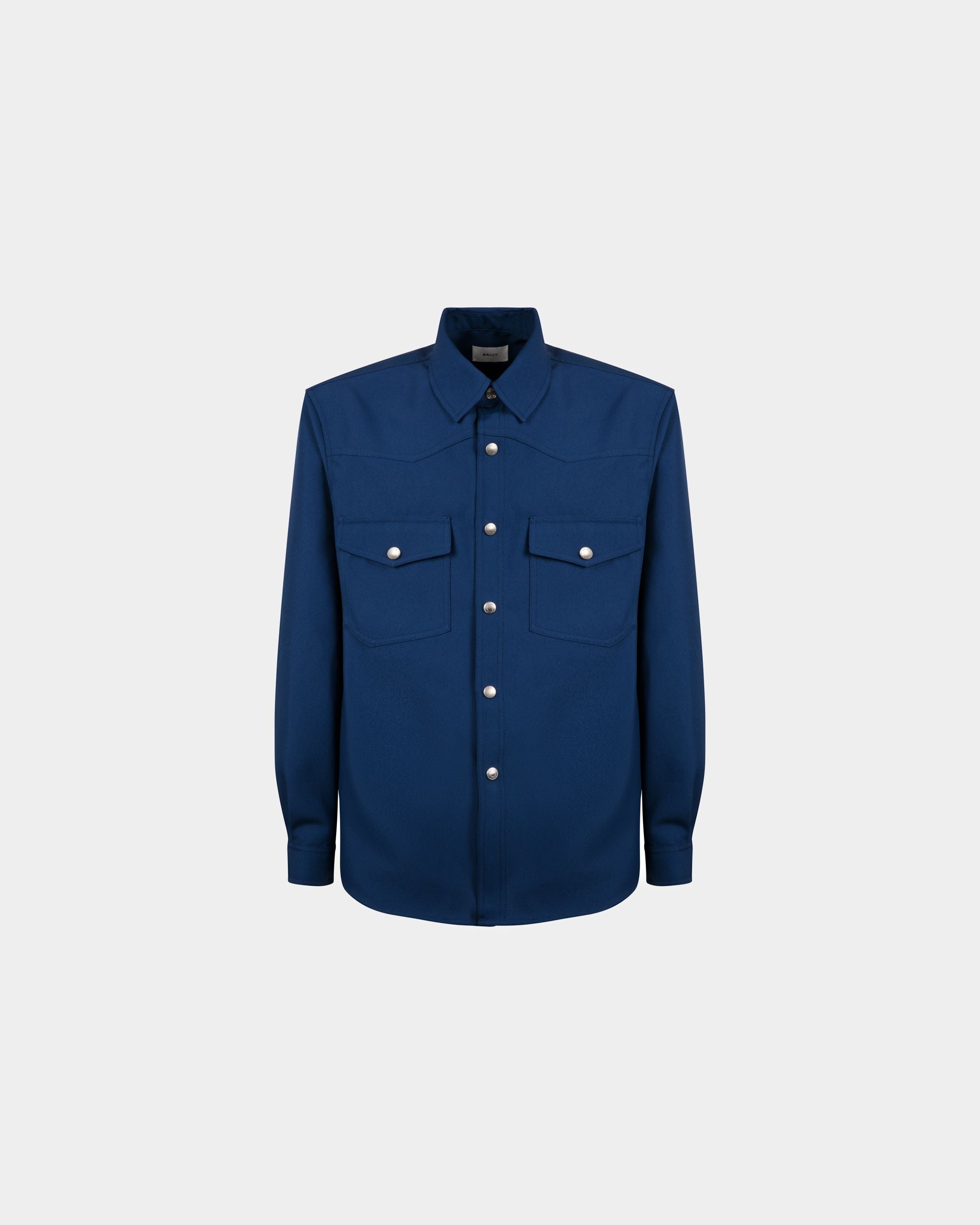 Bally Global - Shirt In Dark Blue - Blue