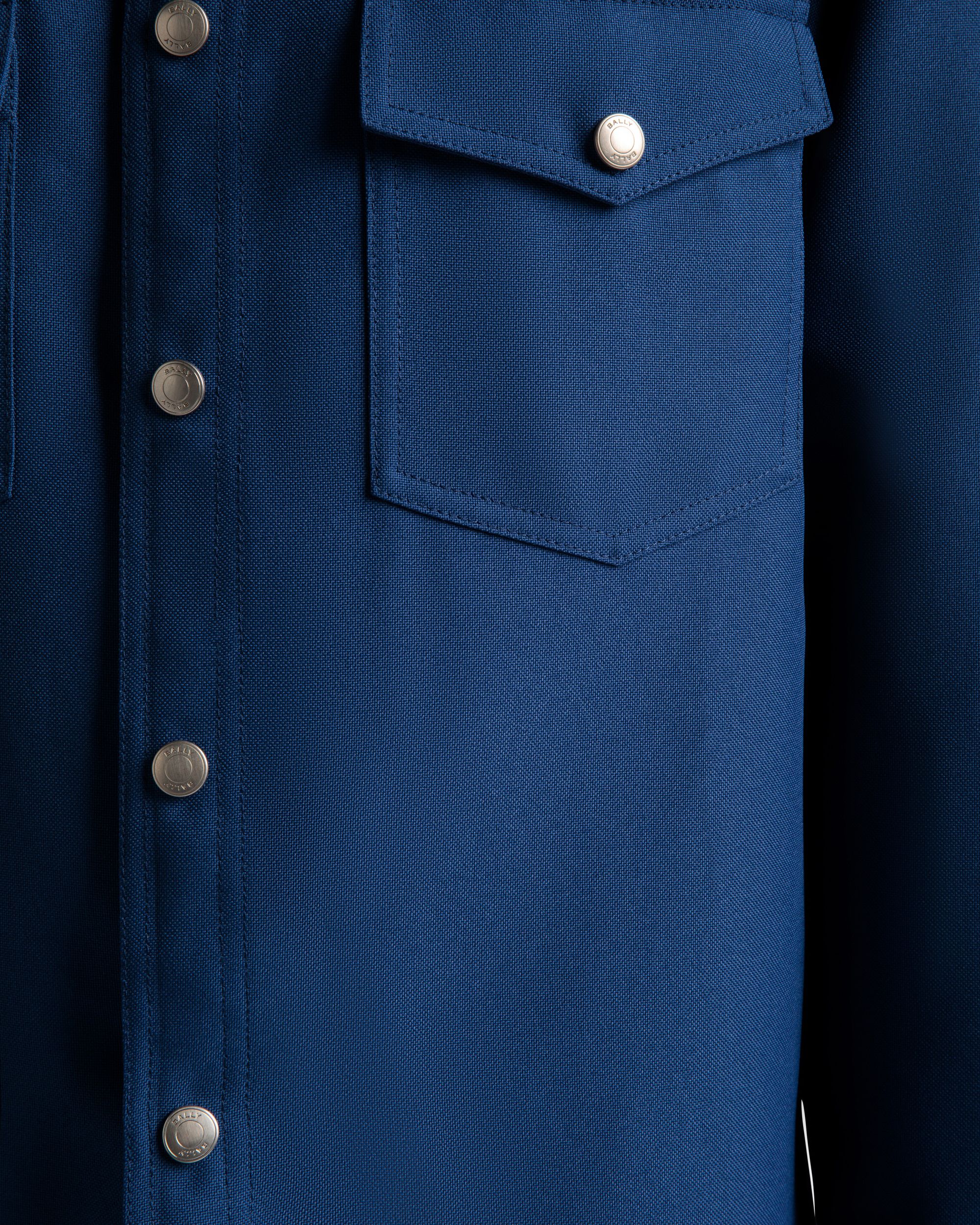 Bally Global - Shirt In Dark Blue - Blue