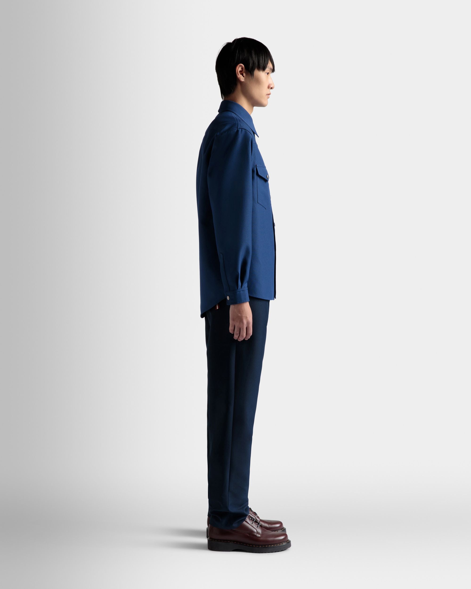 Bally Global - Shirt In Dark Blue - Blue