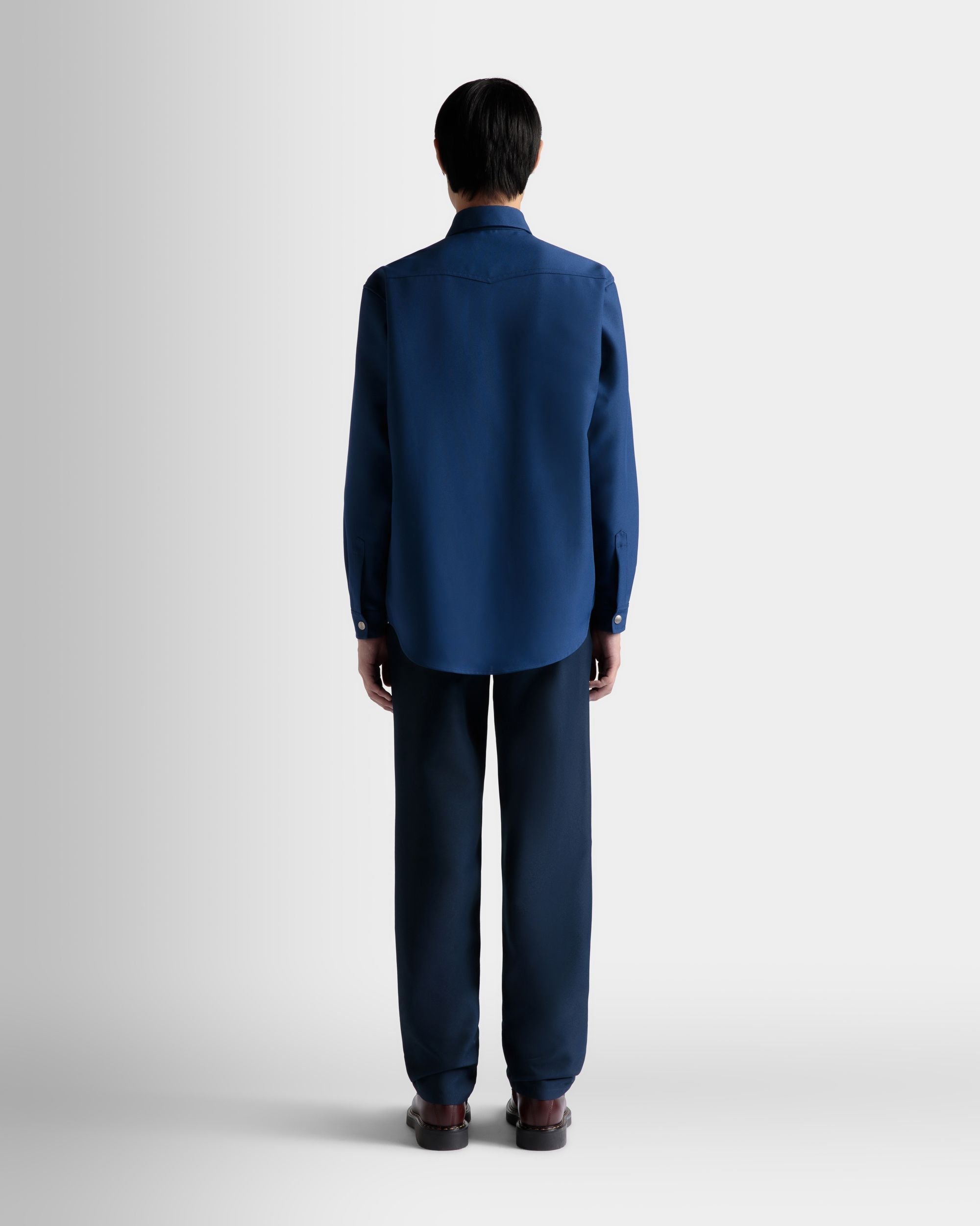 Bally Global - Shirt In Dark Blue - Blue