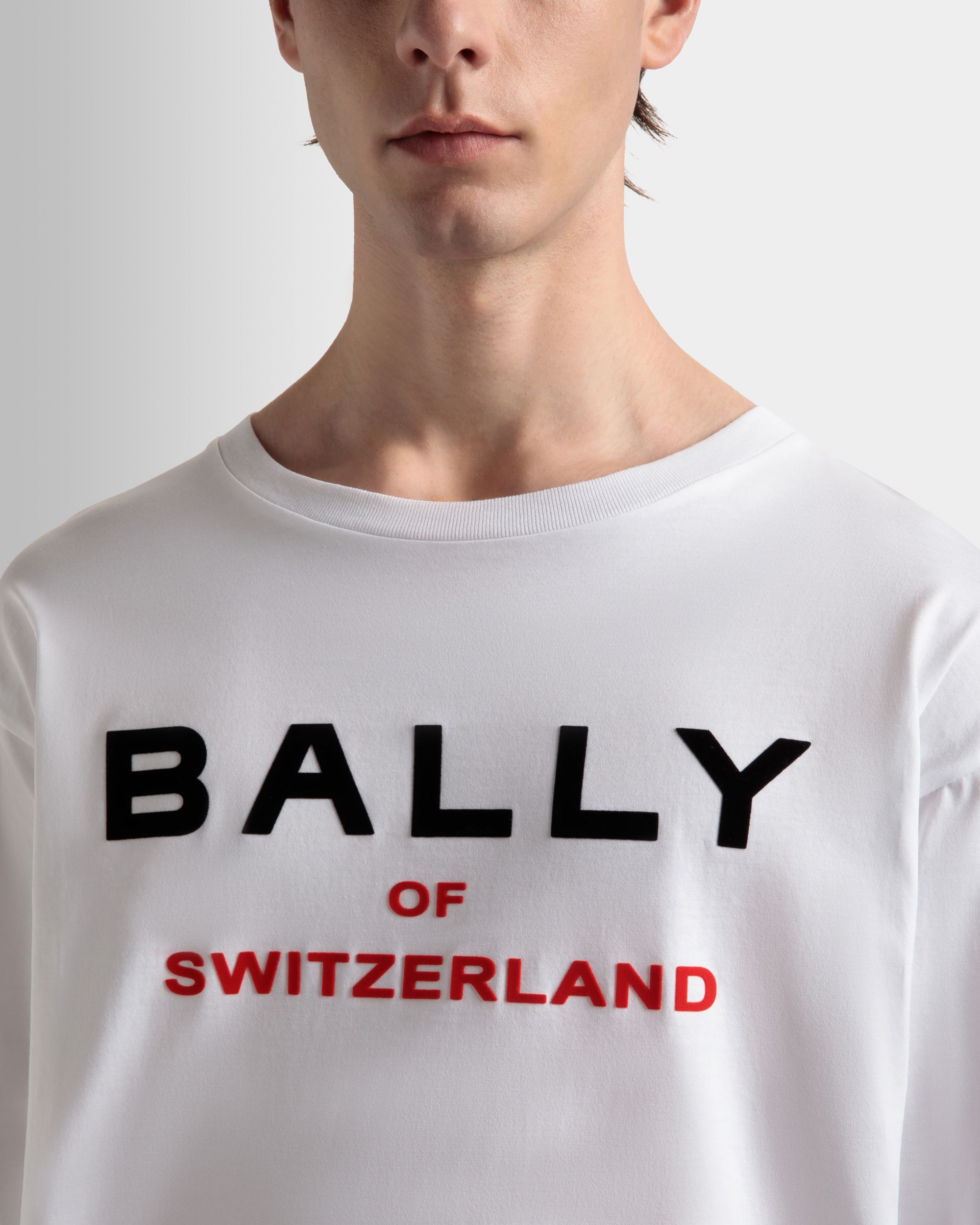Bally Global - Camiseta De Algodón En Blanco - Blanco