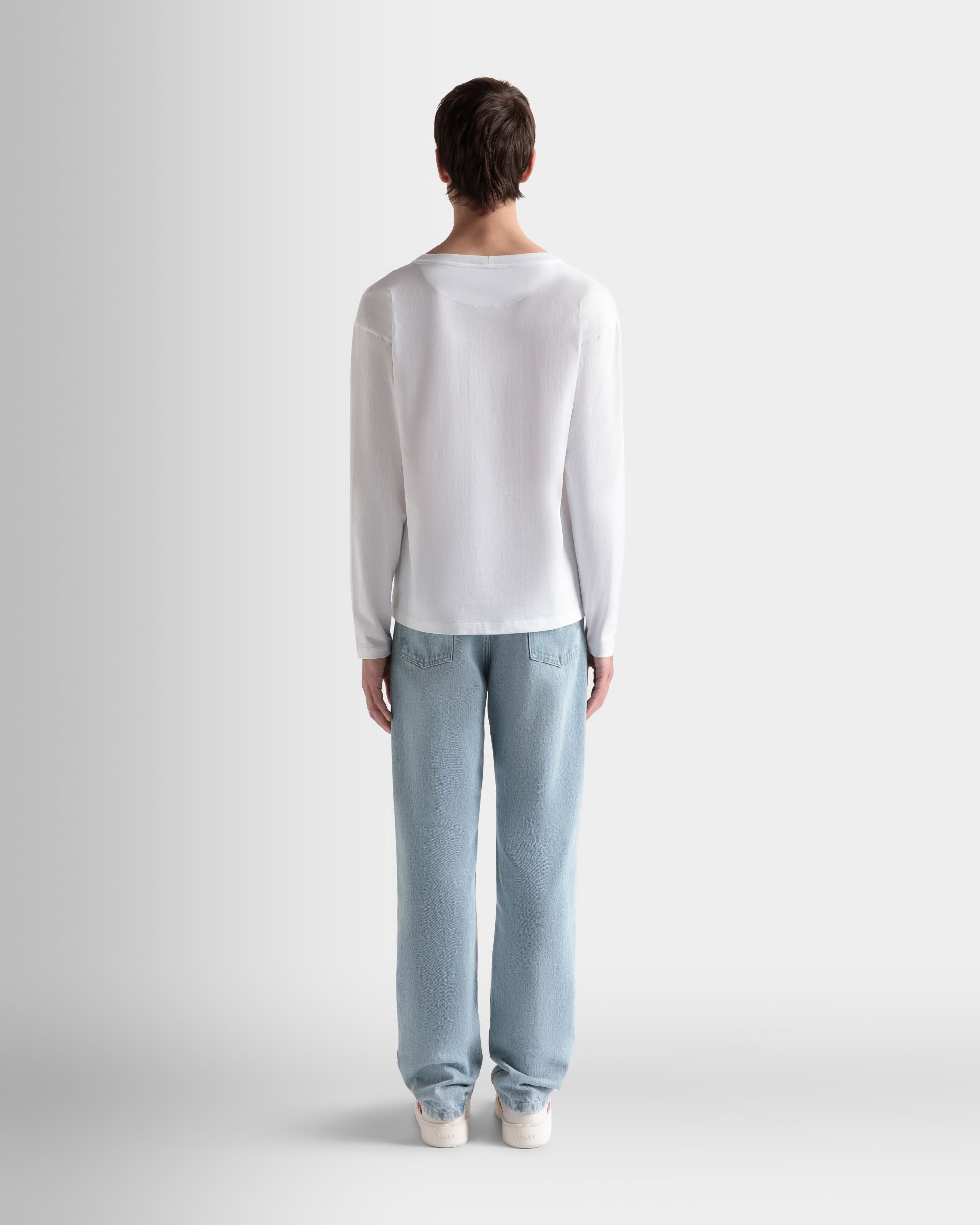 Bally Global - Camiseta De Algodón En Blanco - Blanco