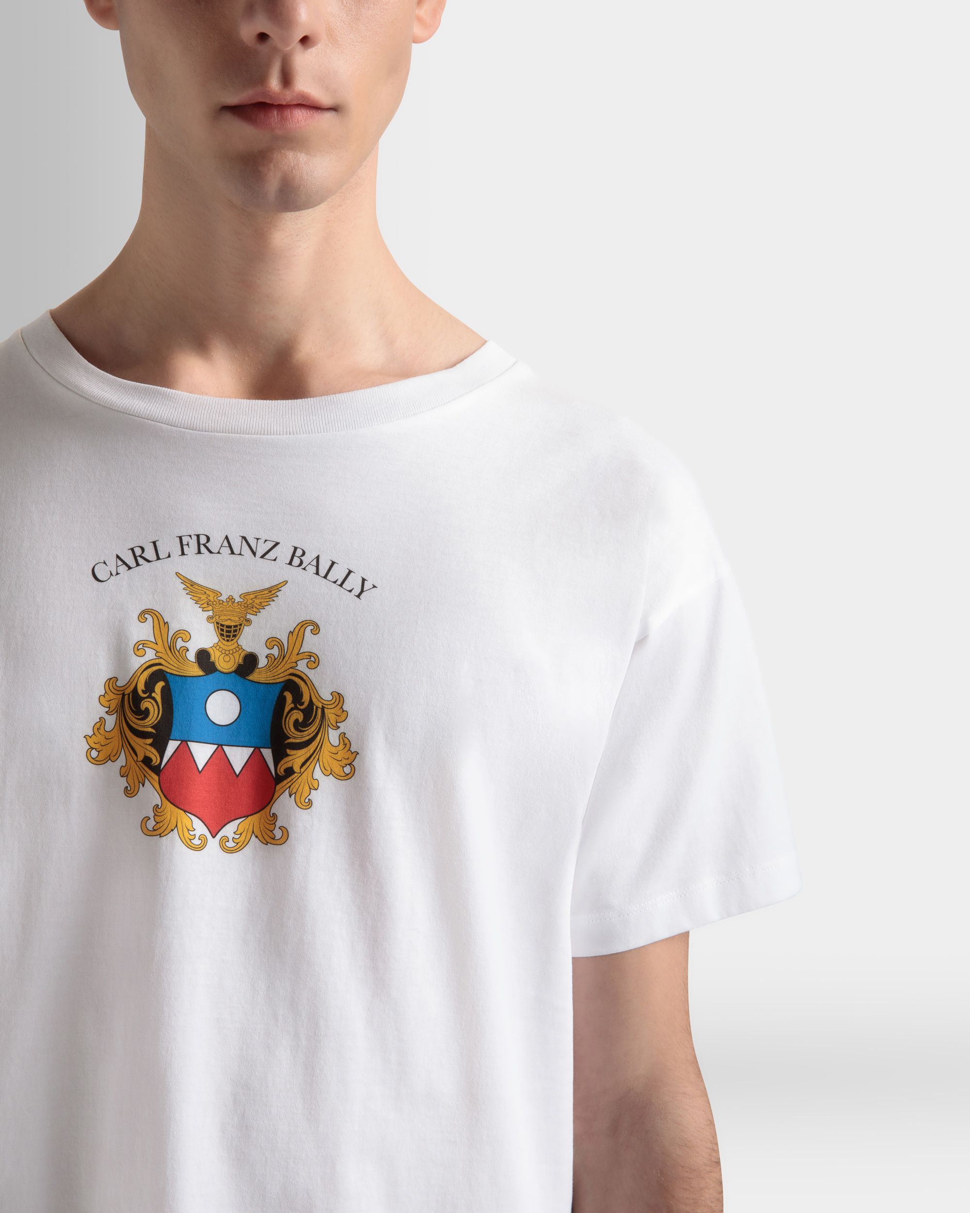 Bally Global - Camisa De Algodón En Blanco - Blanco
