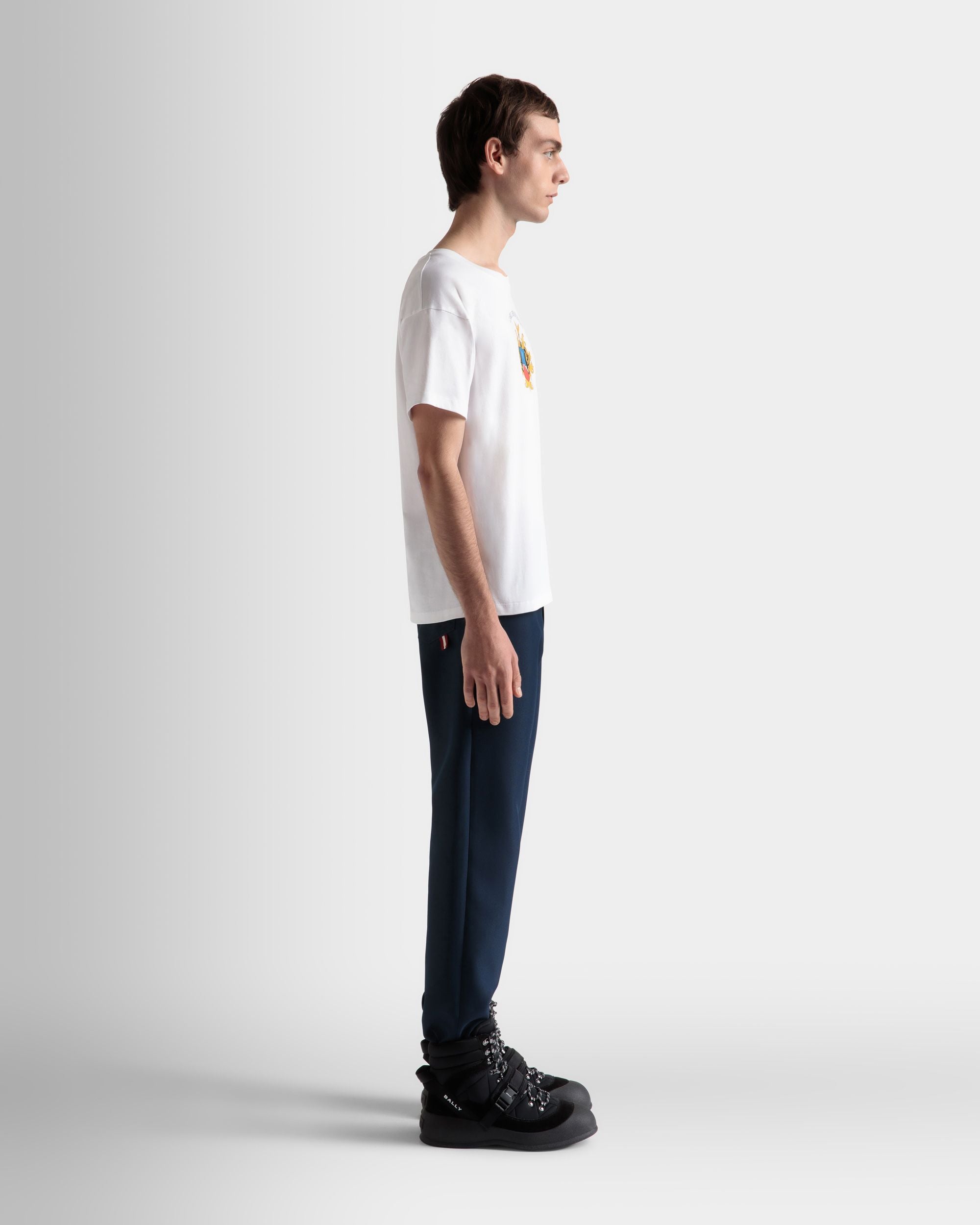 Bally Global - Camisa De Algodón En Blanco - Blanco