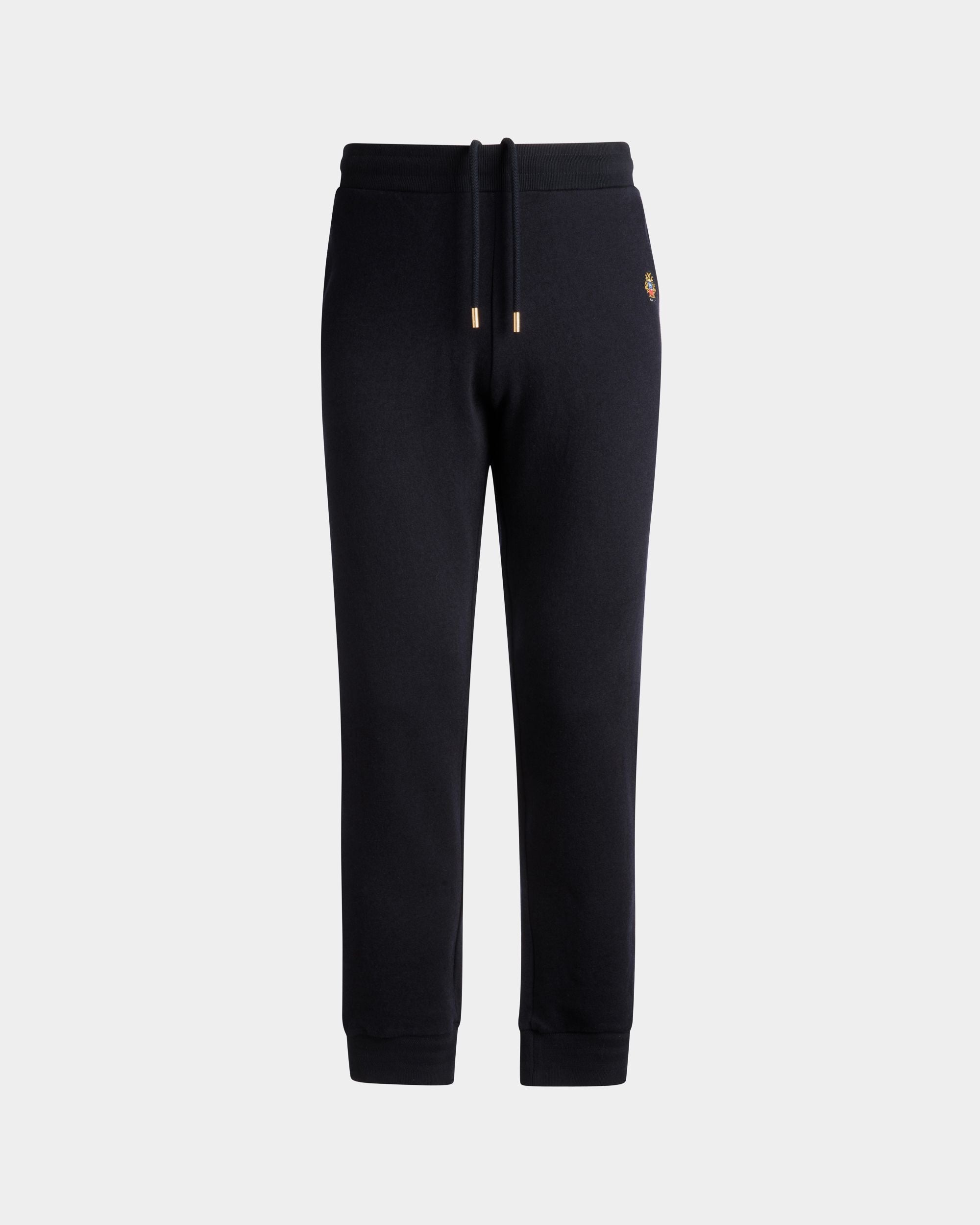 Bally Global - Pantalón De Chándal Adrien Brody Travel Collection De Mezcla De Cachemira Navy Blue - Azul