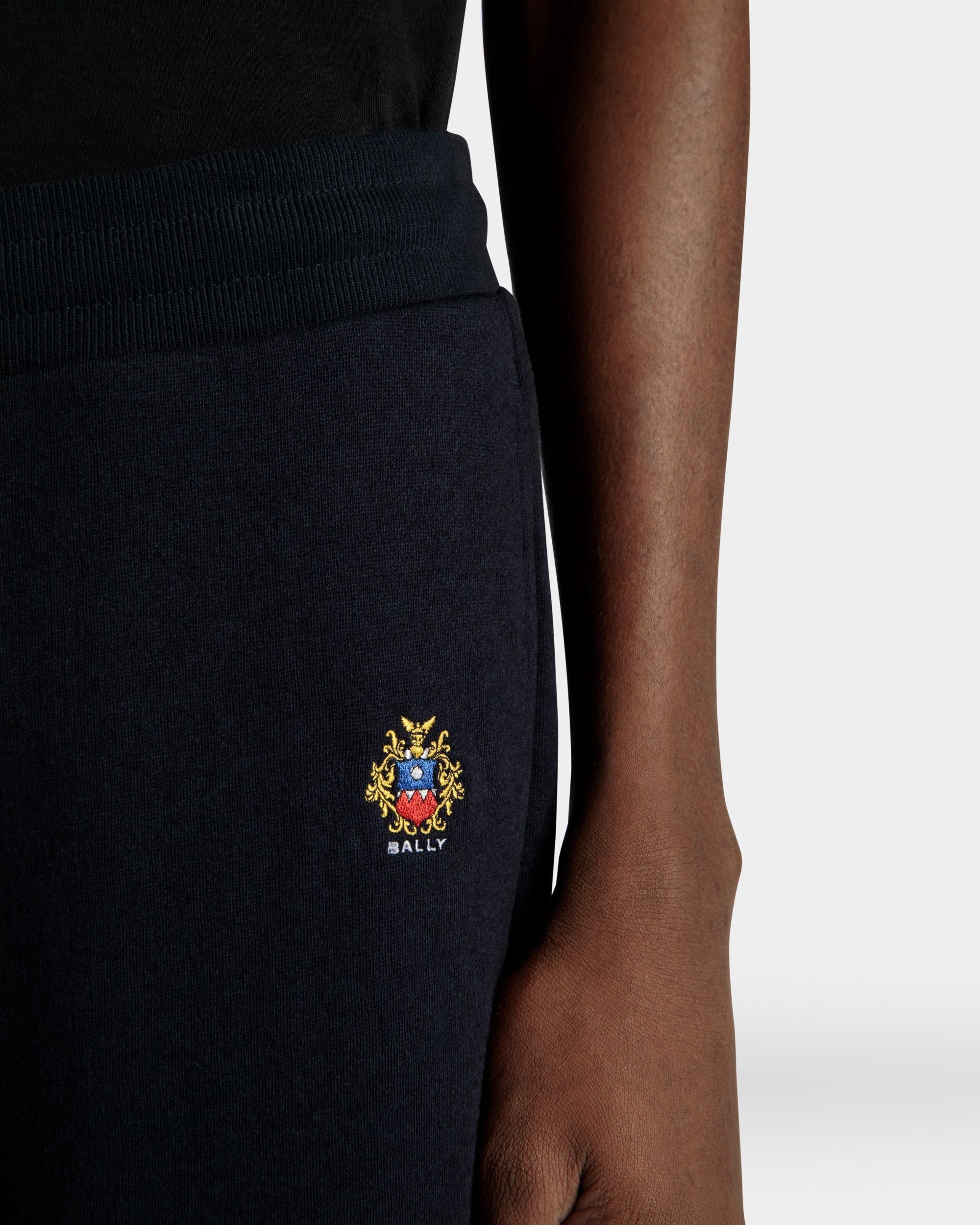 Bally Global - Pantalón De Chándal Adrien Brody Travel Collection De Mezcla De Cachemira Navy Blue - Azul