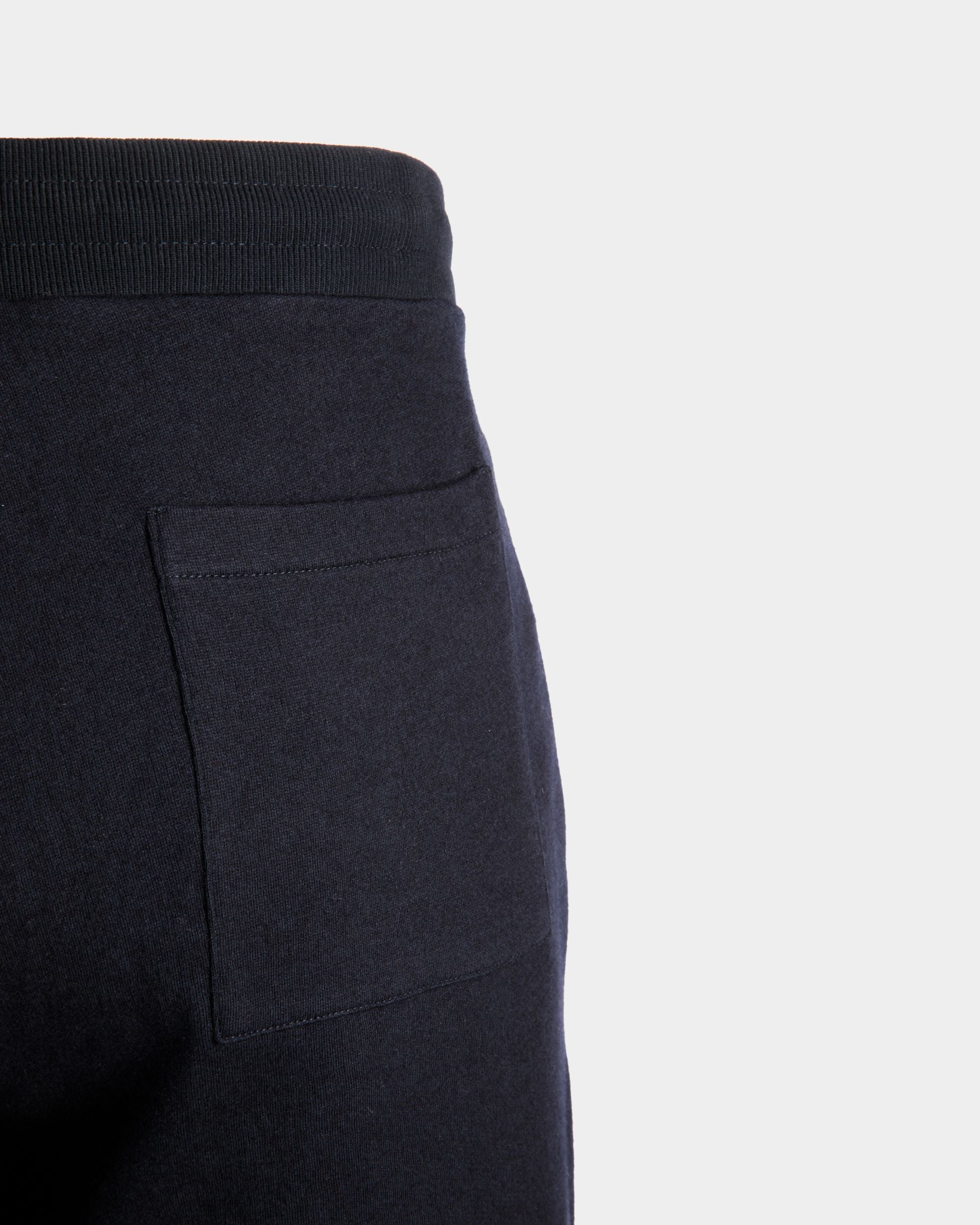 Bally Global - Pantalón De Chándal Adrien Brody Travel Collection De Mezcla De Cachemira Navy Blue - Azul