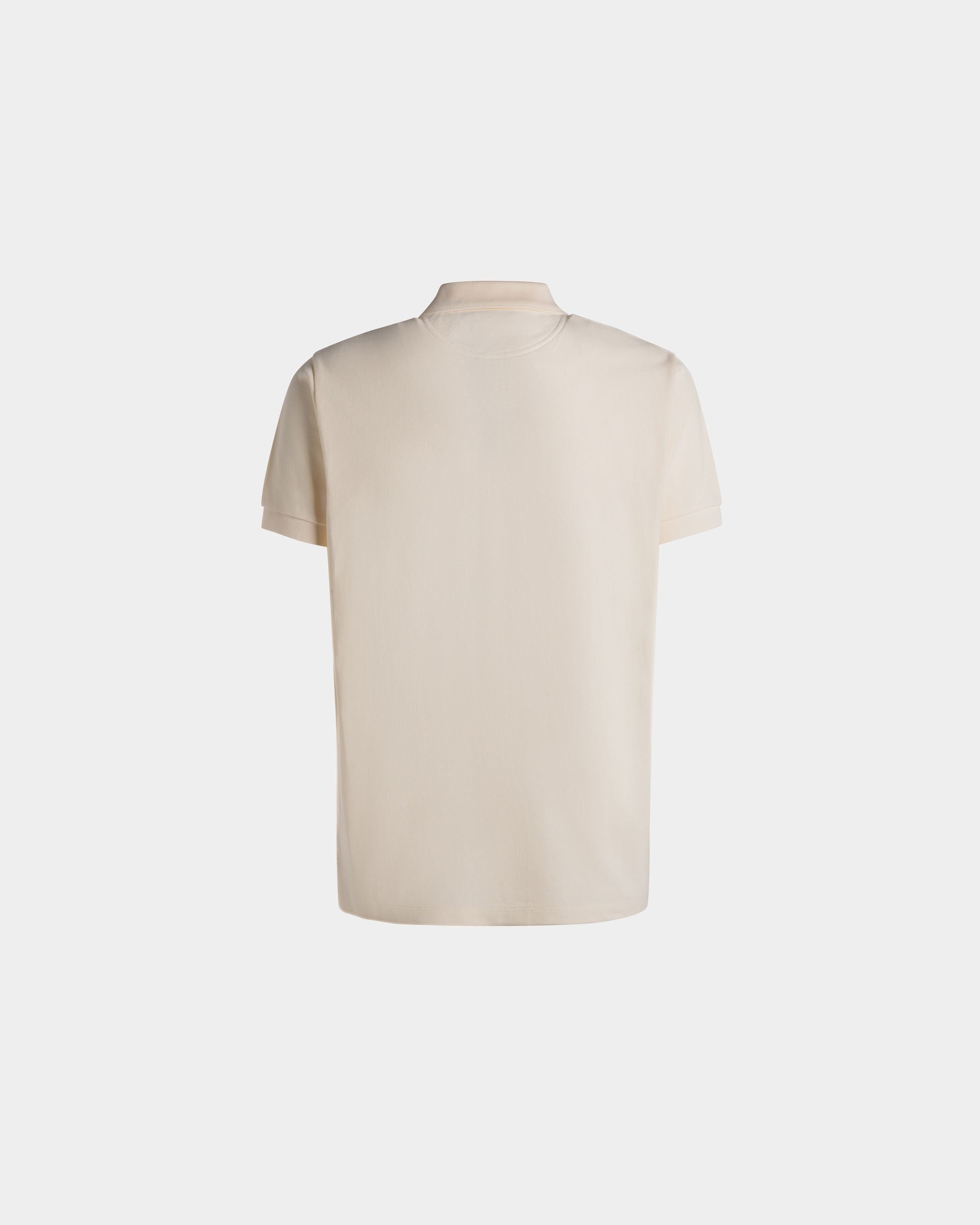 Bally Global - Polo With a Bally Crest Logo In White Cotton - White