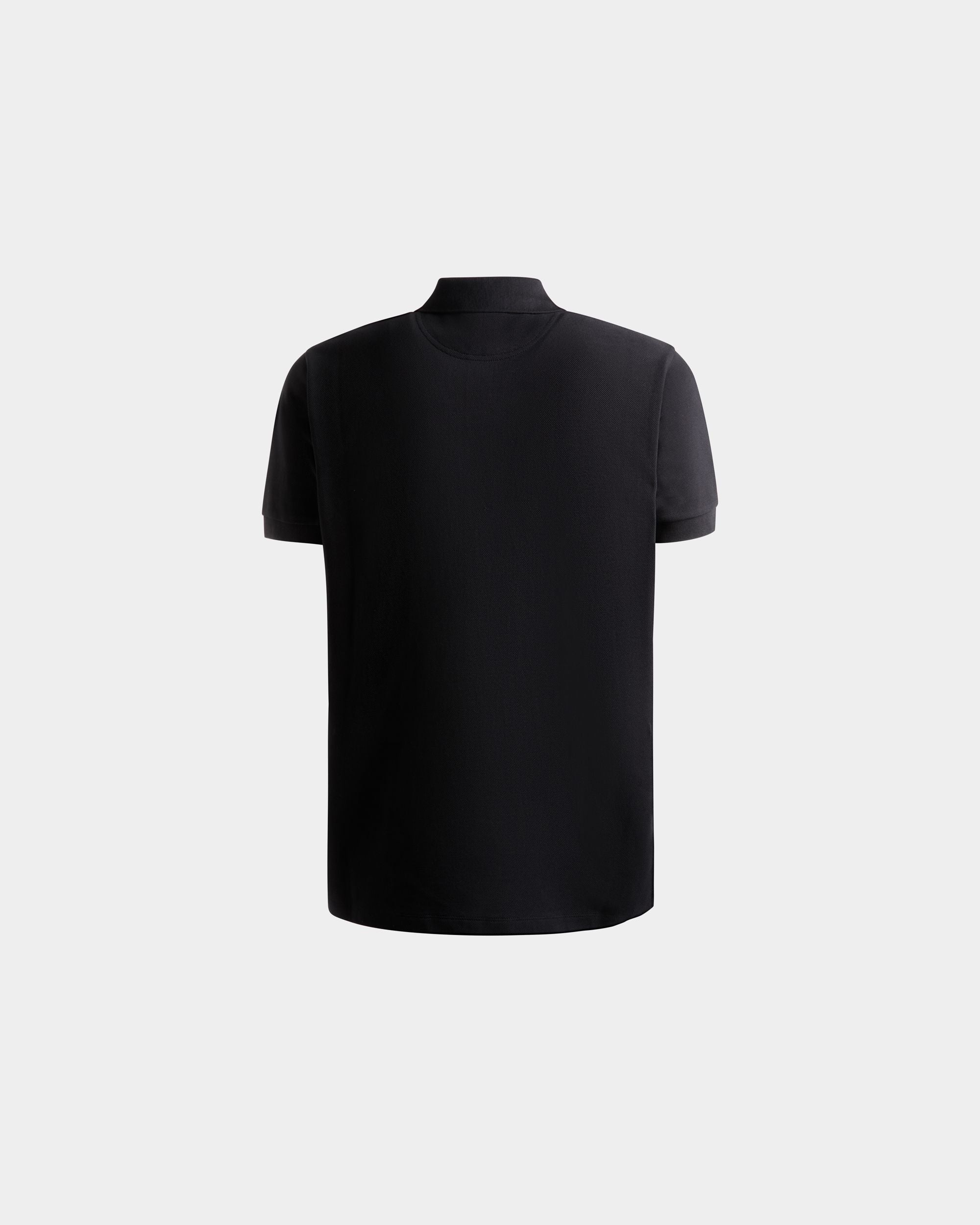Bally Global - Polo Avec Logo Bally Crest En Coton Noir - Noir