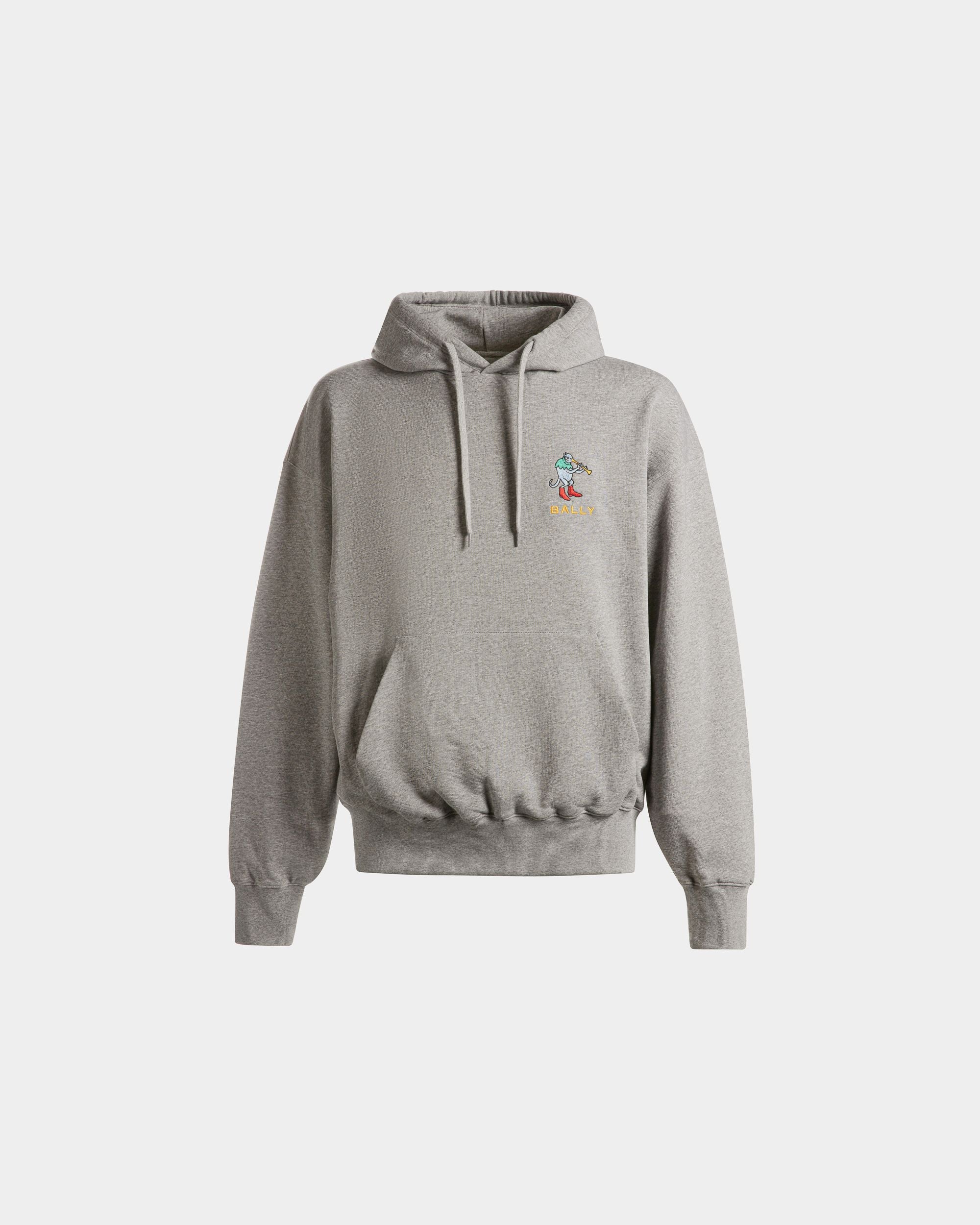 Bally Global - Sweatshirt in Grey Melange Cotton - Gray