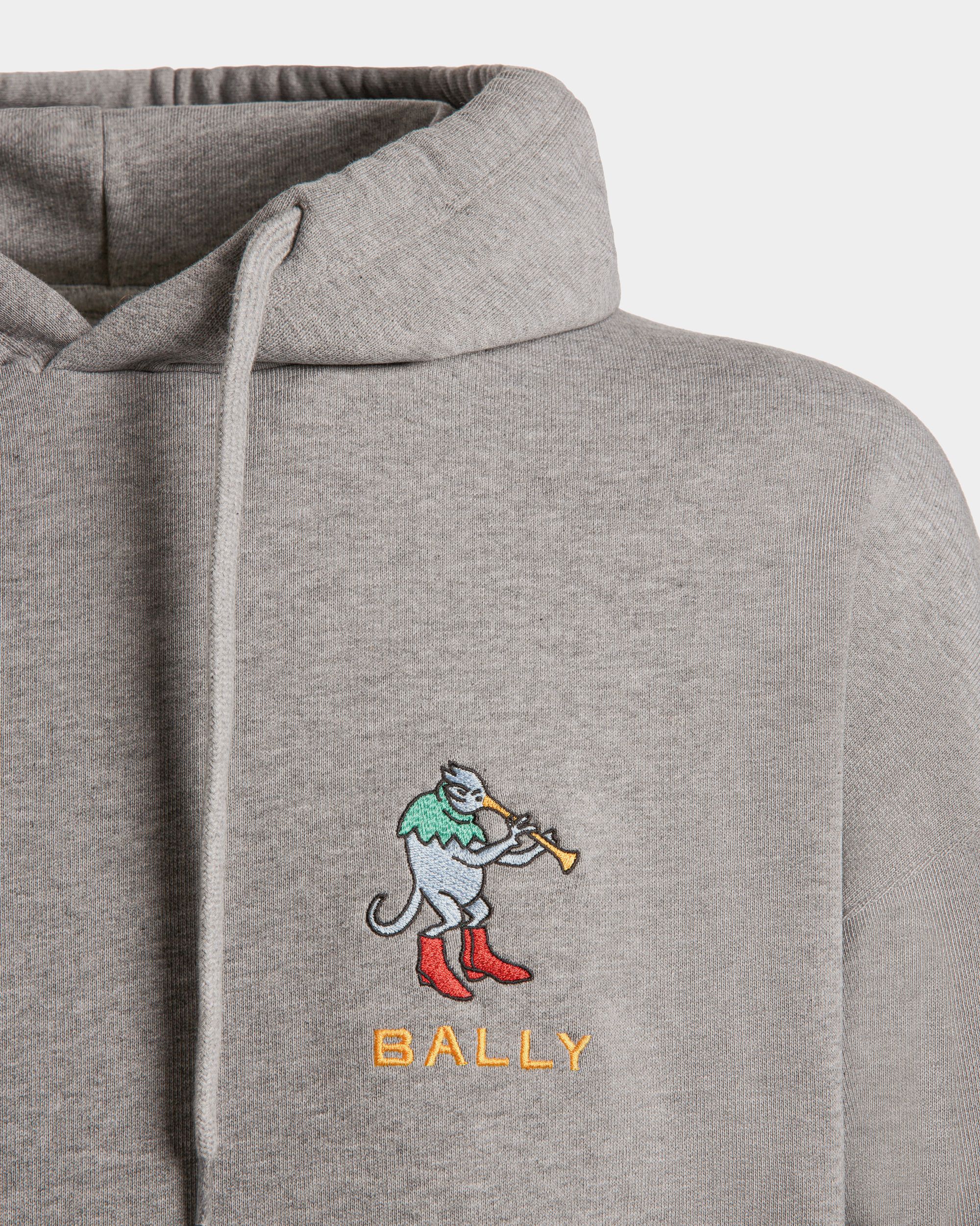 Bally Global - Sweatshirt in Grey Melange Cotton - Gray