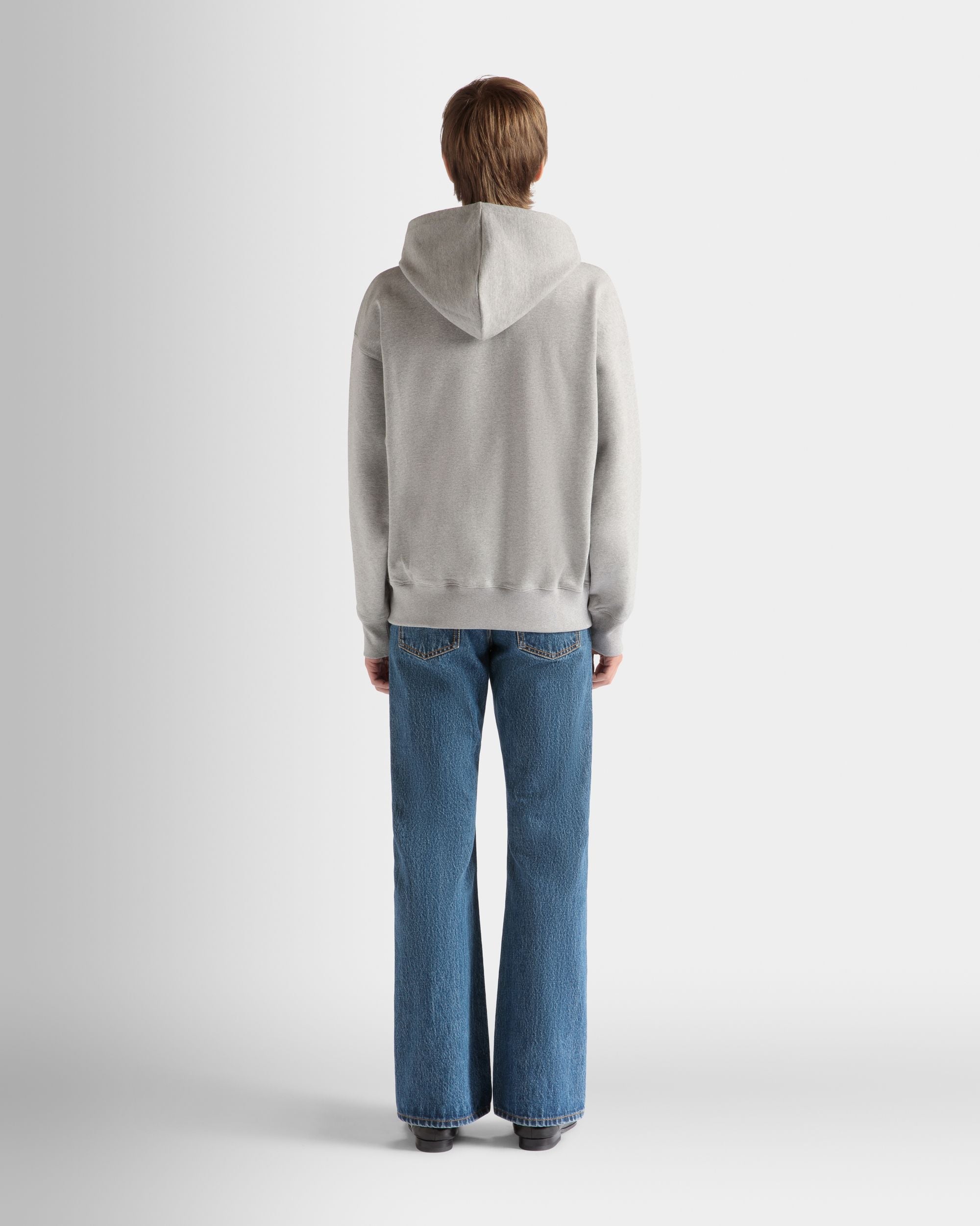 Bally Global - Sweatshirt in Grey Melange Cotton - Gray