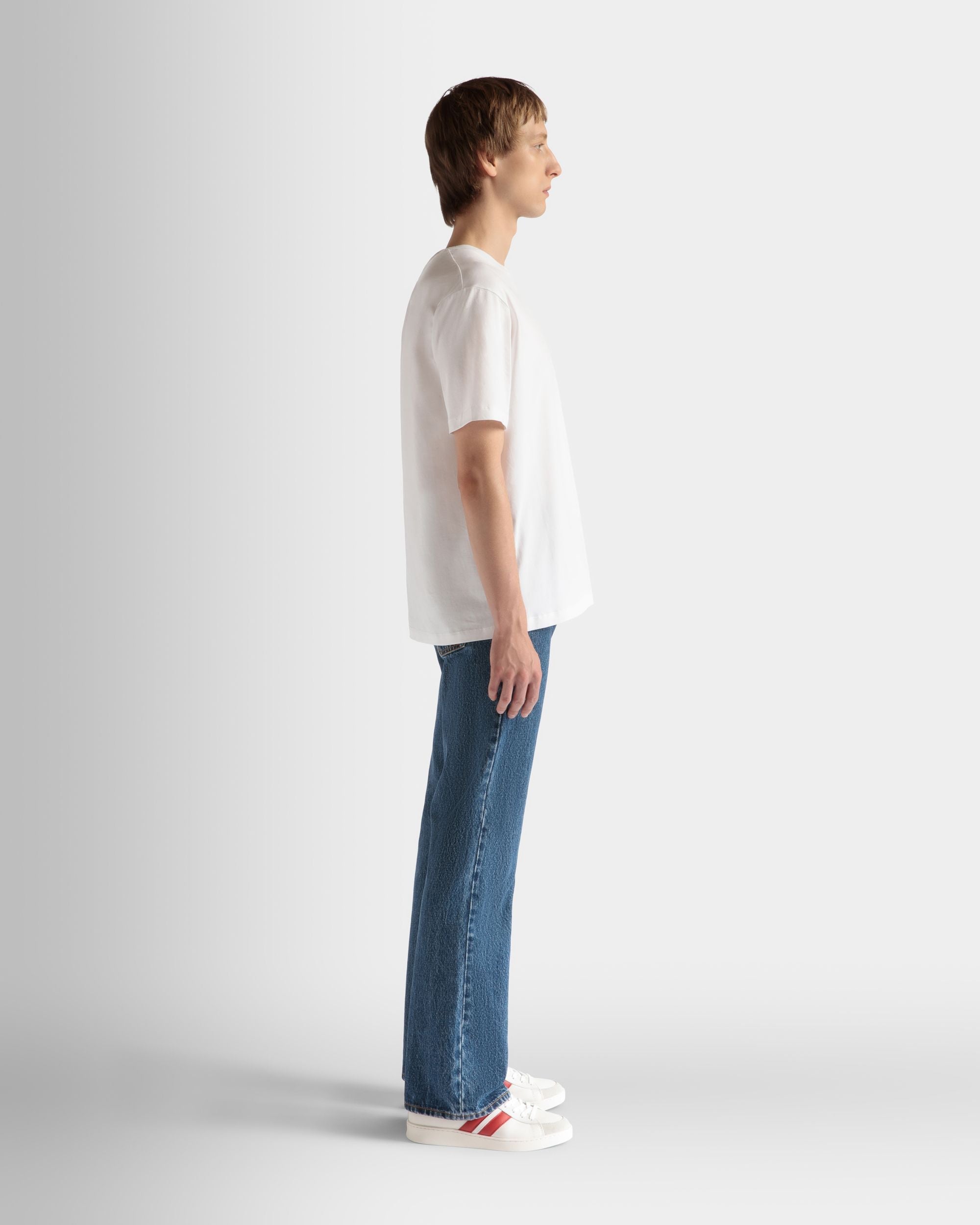 Bally Global - T-Shirt En Coton Blanc - Blanc
