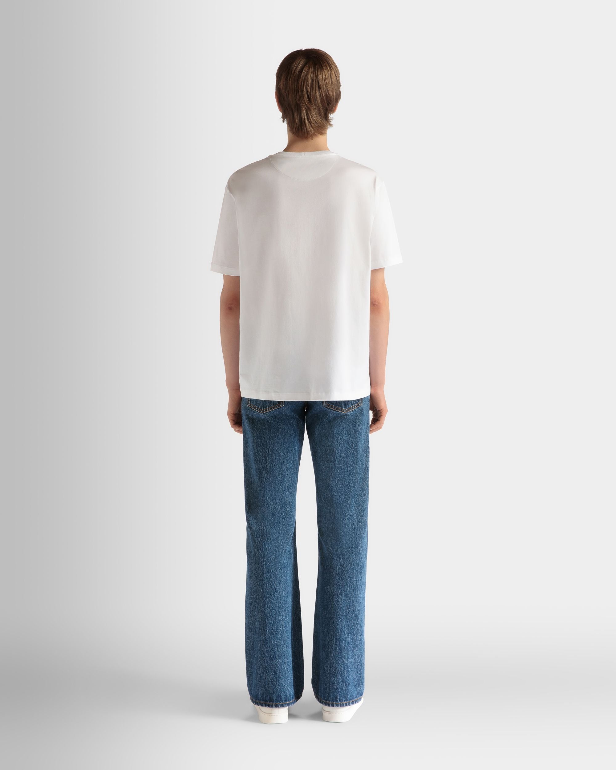 Bally Global - T-Shirt En Coton Blanc - Blanc