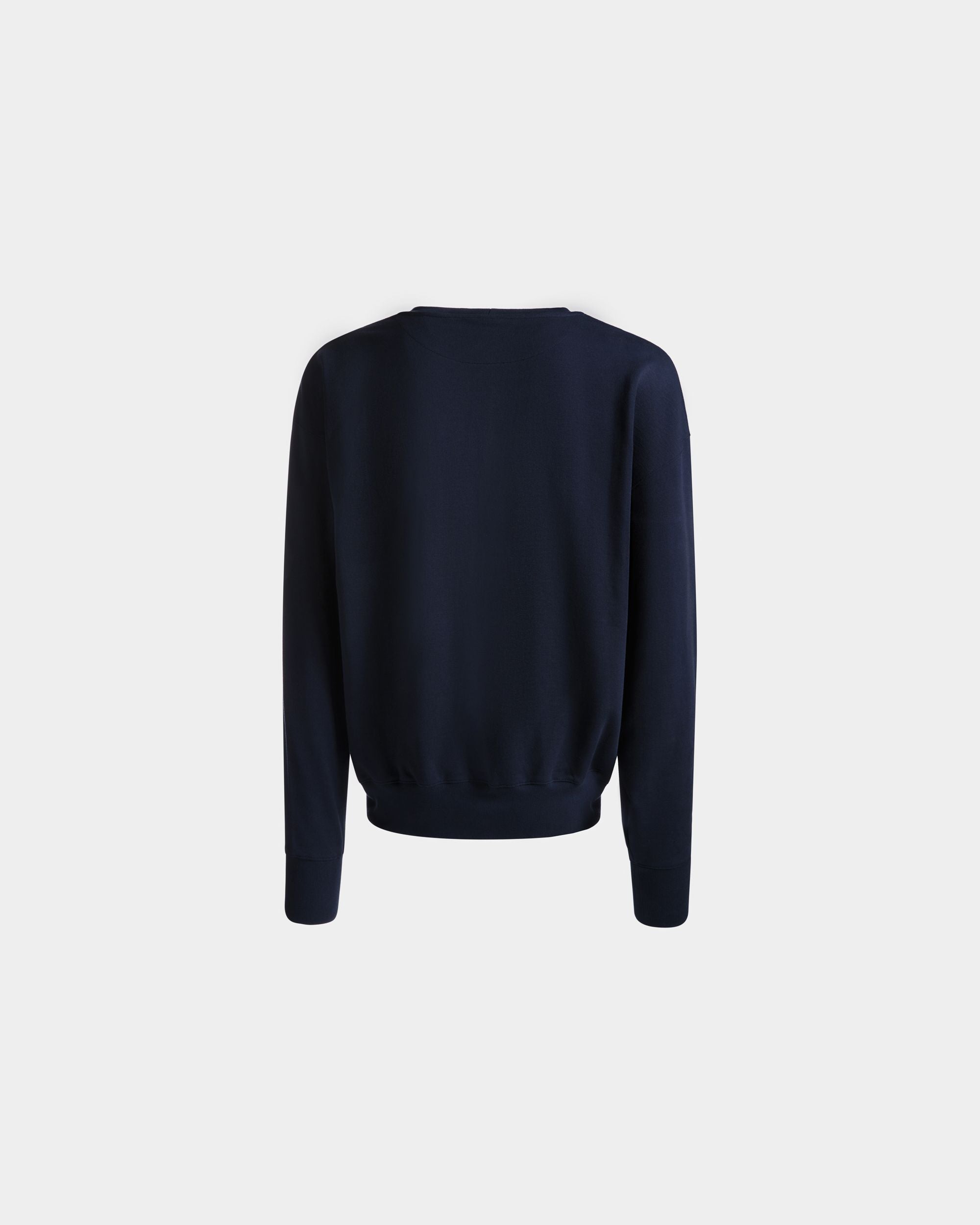 Bally Global - Sudadera De Algodón Navy Blue - Azul