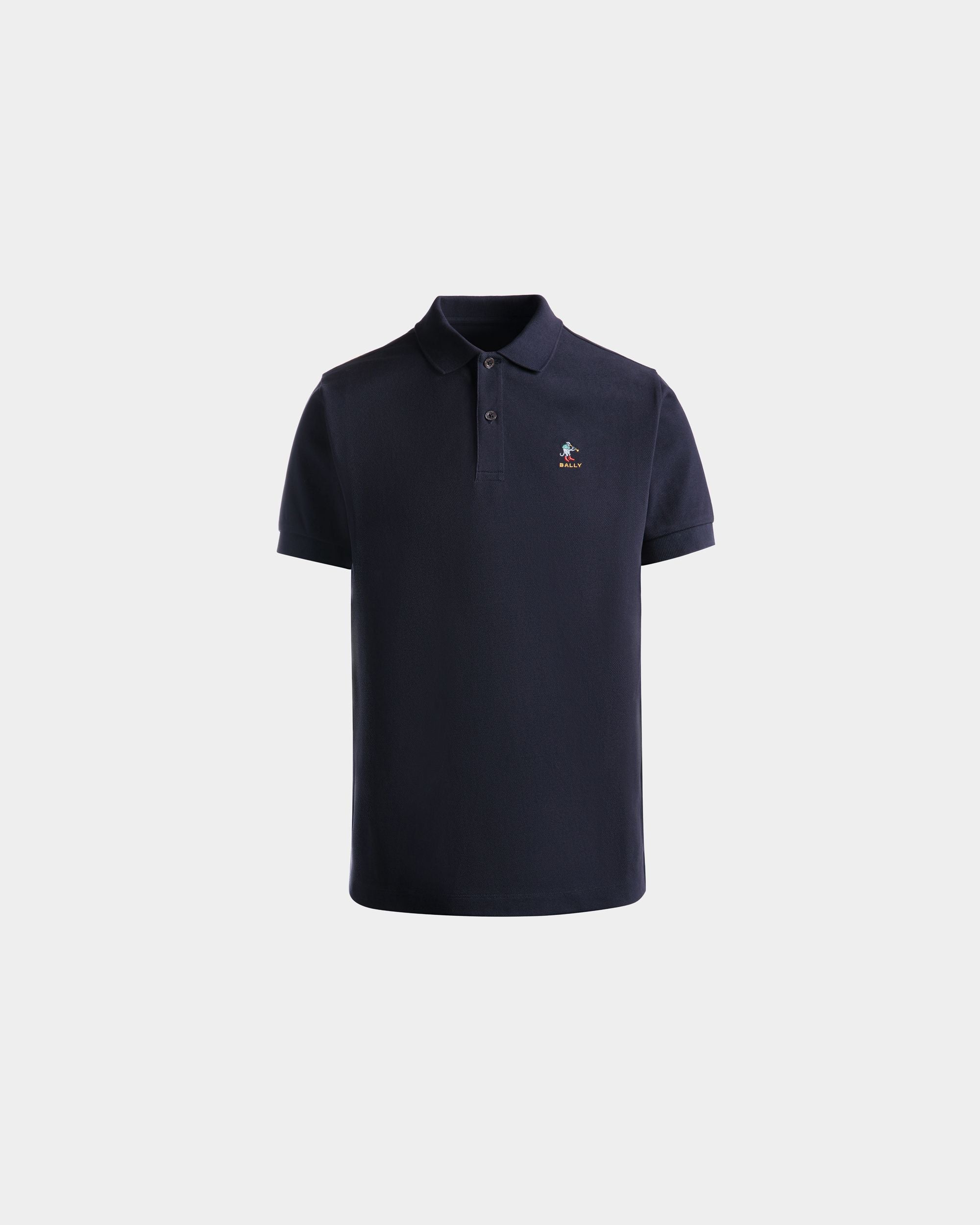 Bally Global - Cutsew Polo In Blue Cotton - Blue