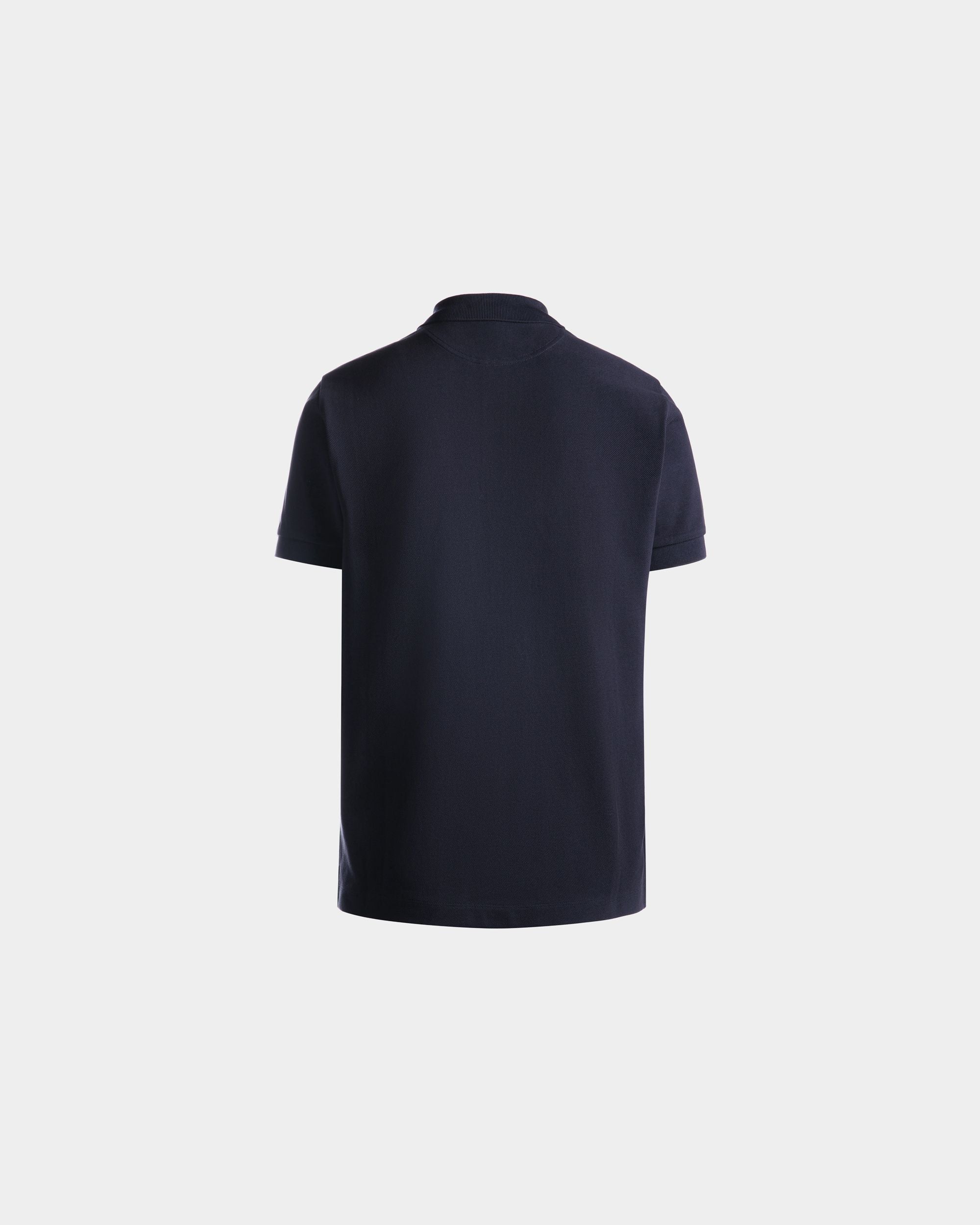 Bally Global - Cutsew Polo In Blue Cotton - Blue