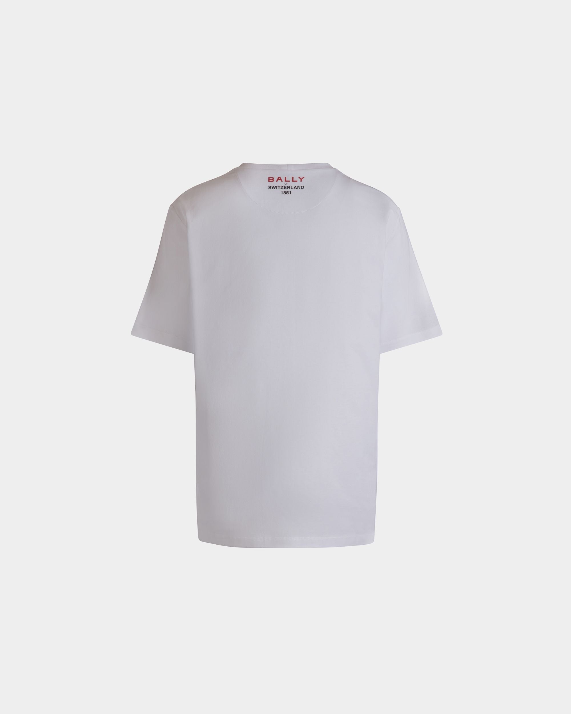 Bally Global - Camiseta De Algodón Blanco Con Bally Instinct - Blanco